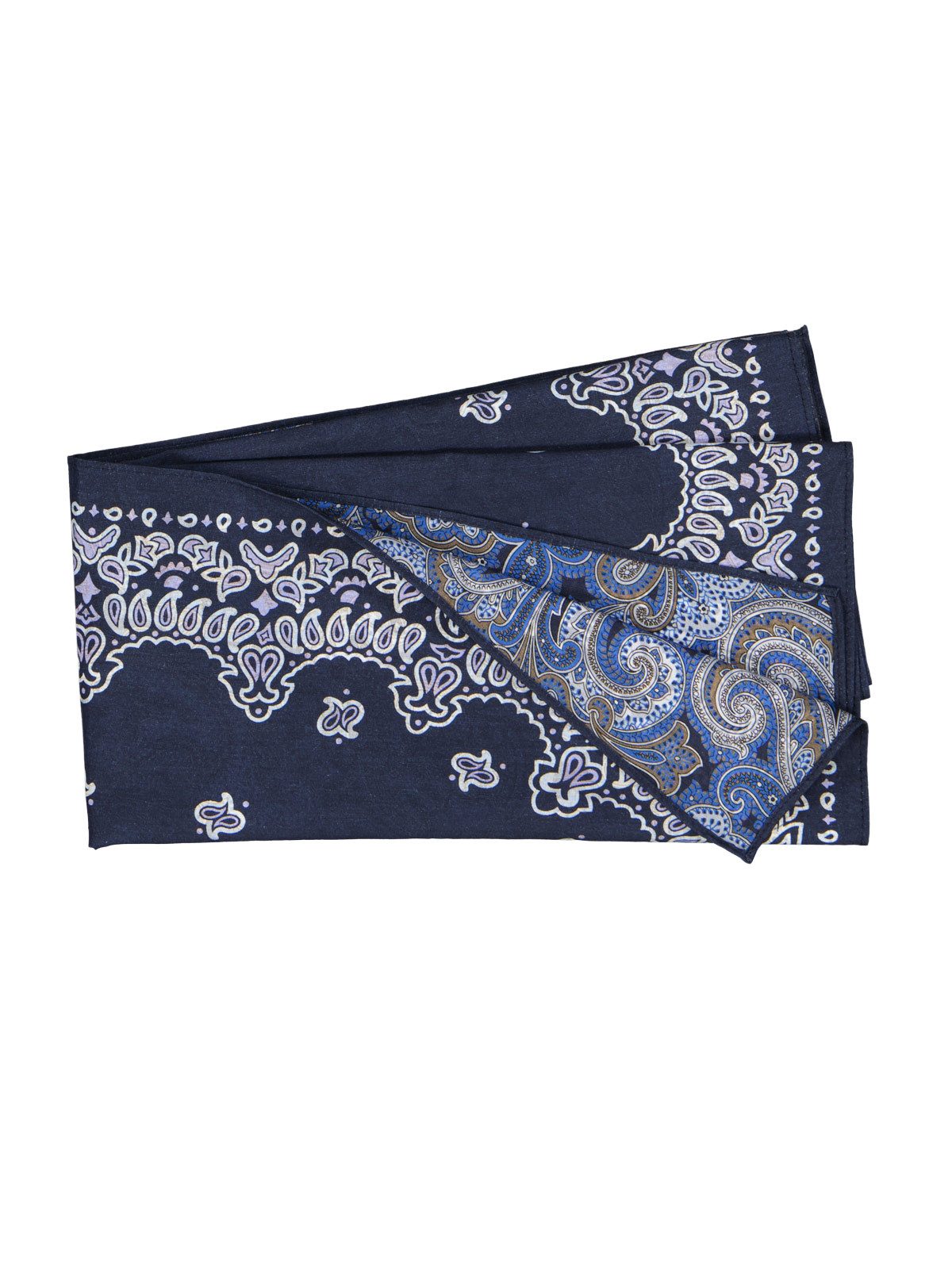 emilio adani Einstecktuch Herren Krawattentuch, Indigoblau