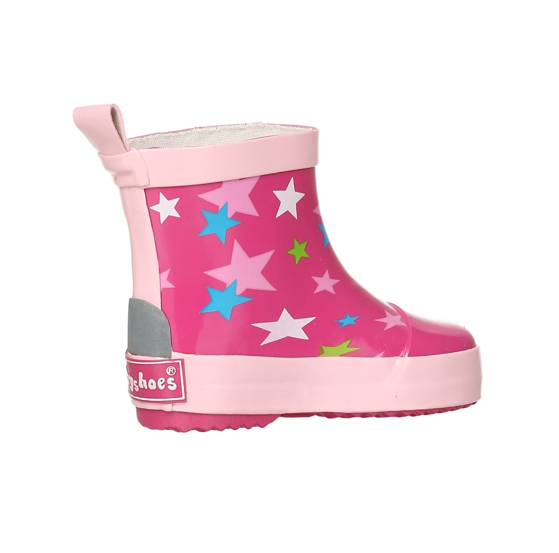 pink Gummistiefel Halbschaft Playshoes Sterne Gummistiefel