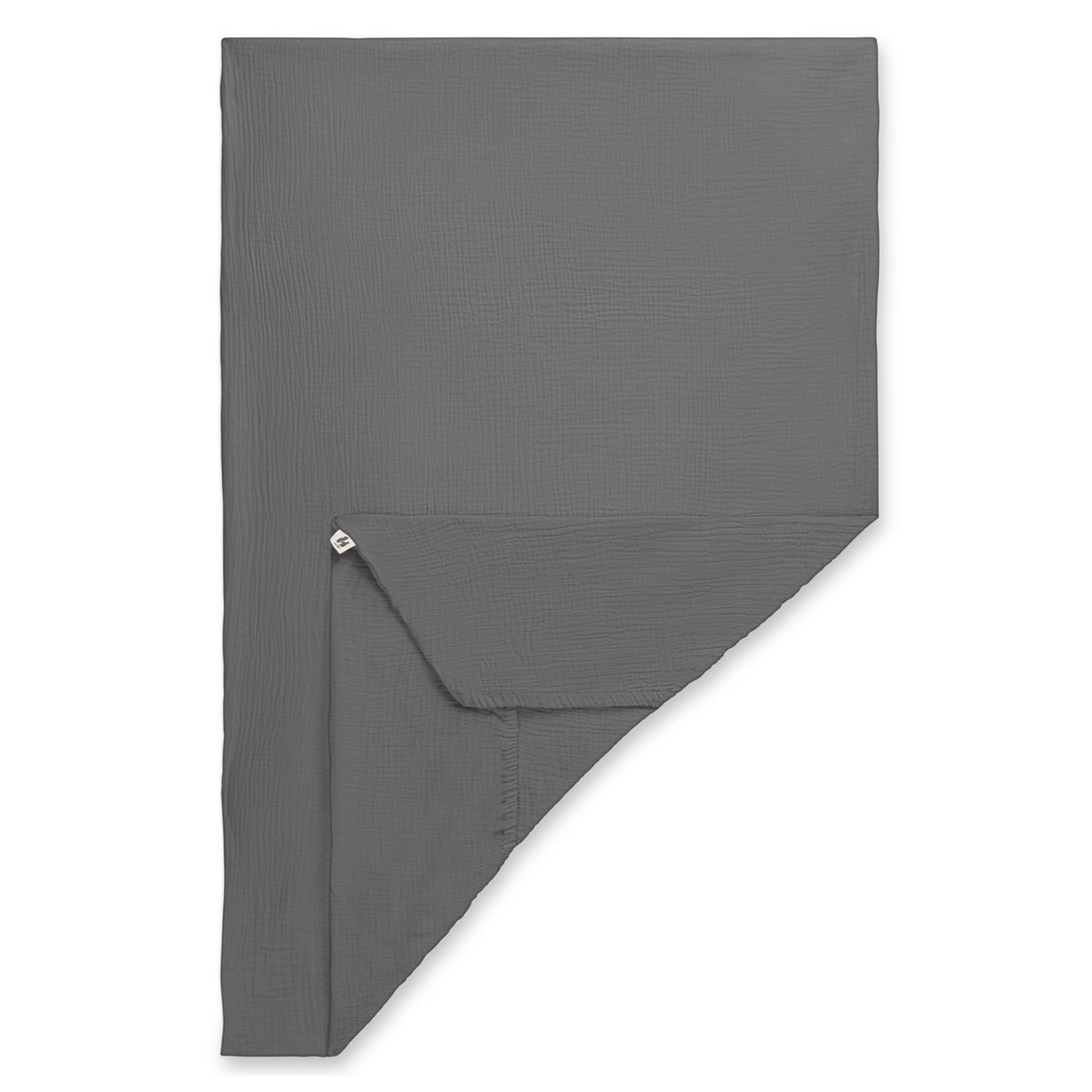 Hauck Spannbettlaken Dark Grey, Baumwolle, Gummizug: günstig online kaufen
