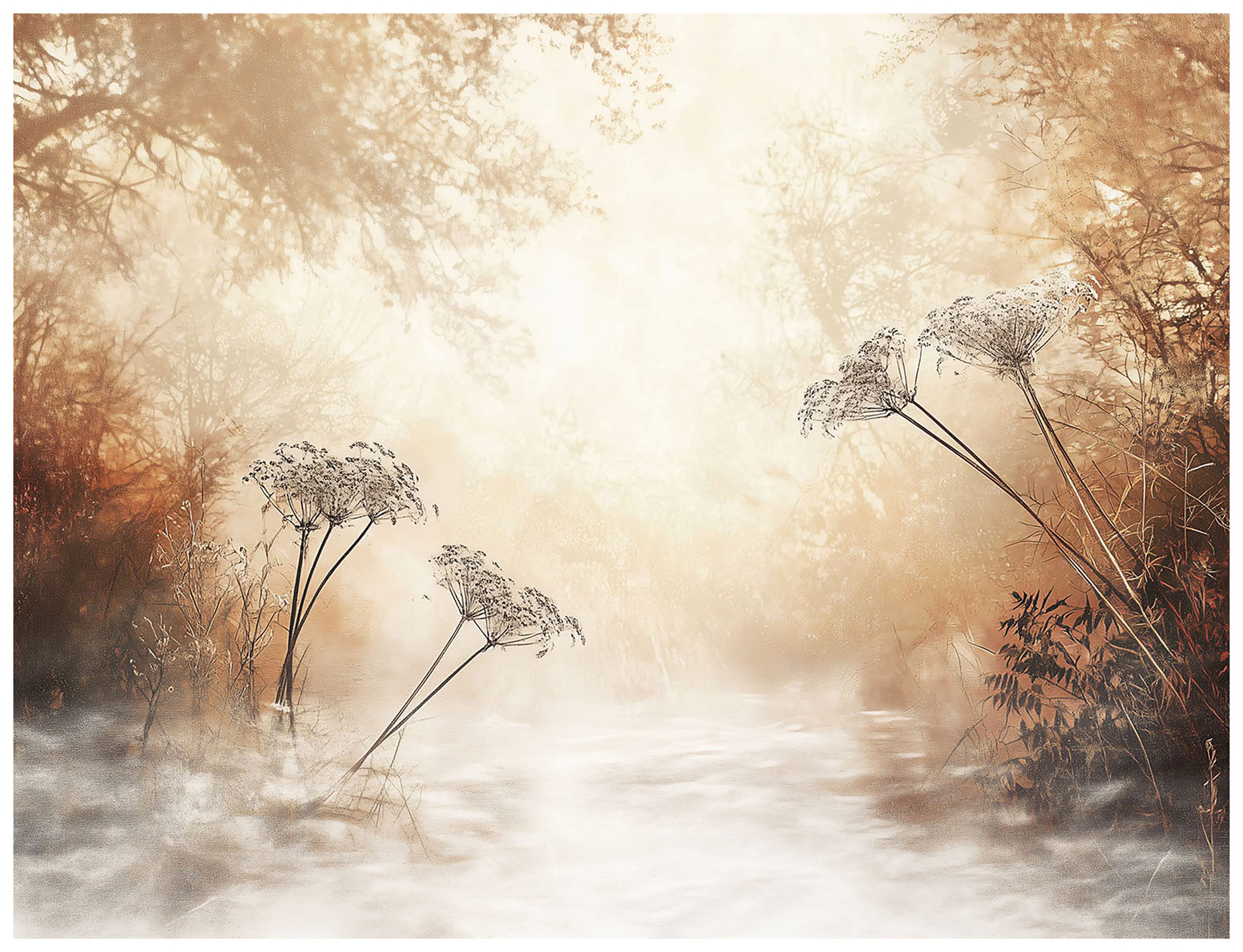 Wallarena Fototapete Wald Natur Landschaft Vlies günstig online kaufen