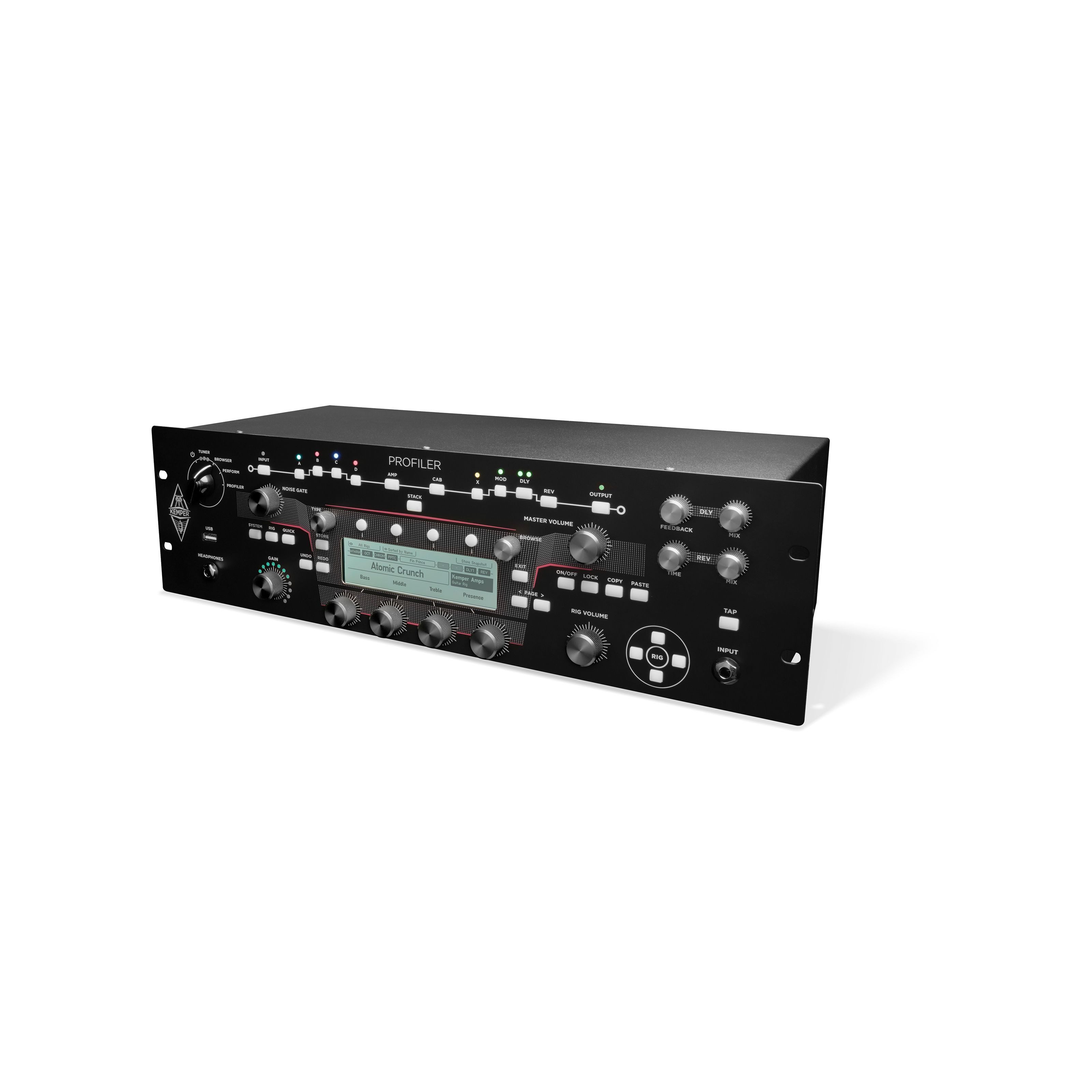 Kemper Verstärker (Profiler Rack MK 2 - Topteil Modelingverstärker für Gitarren)
