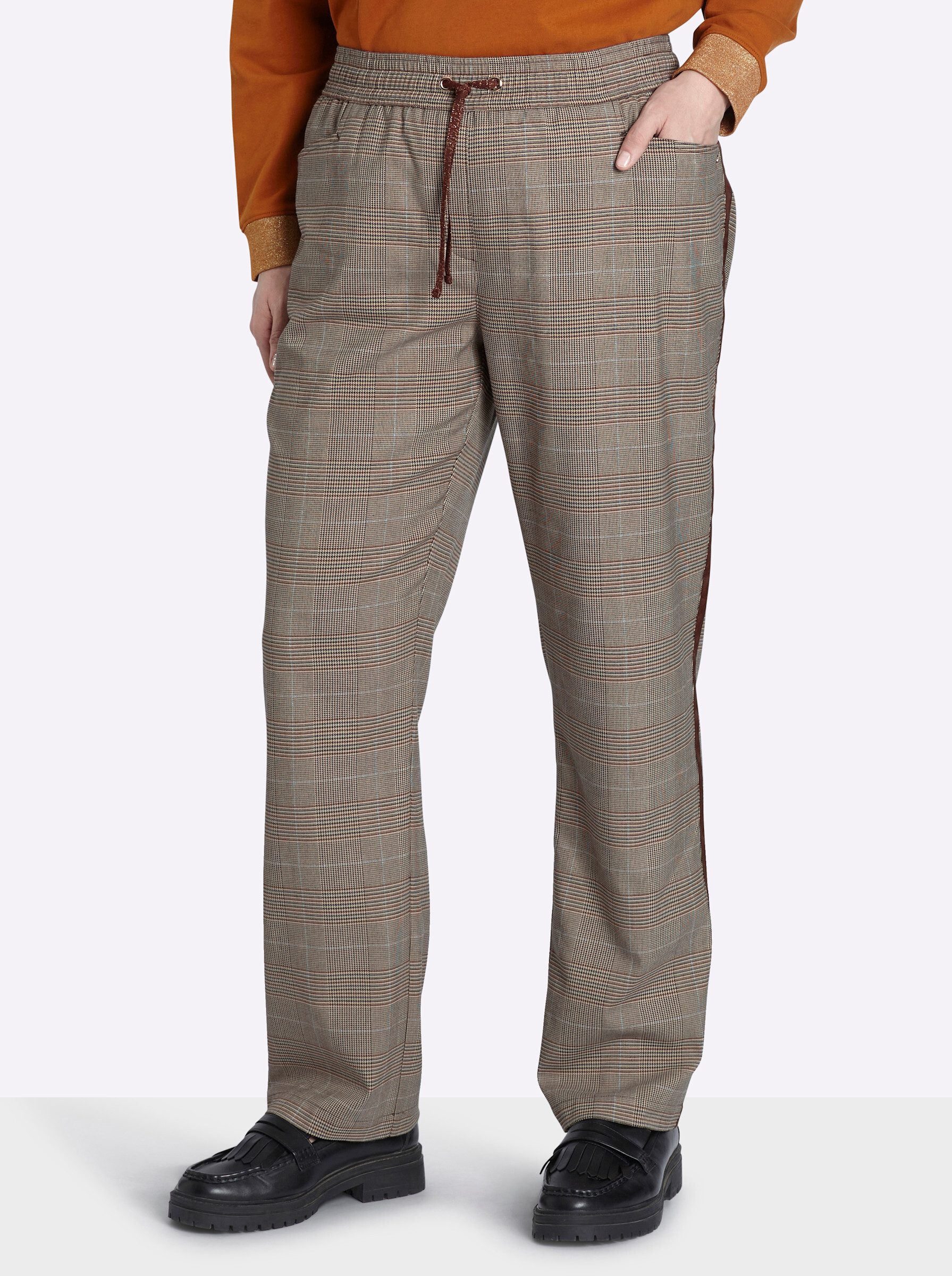 Sheego Jerseyhose Hose normal
