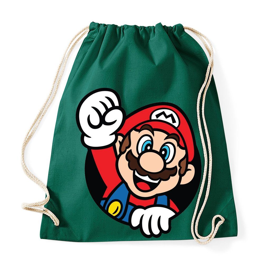 Turnbeutel aus Baumwolle Mario Faut Retro Konsole Gaming
