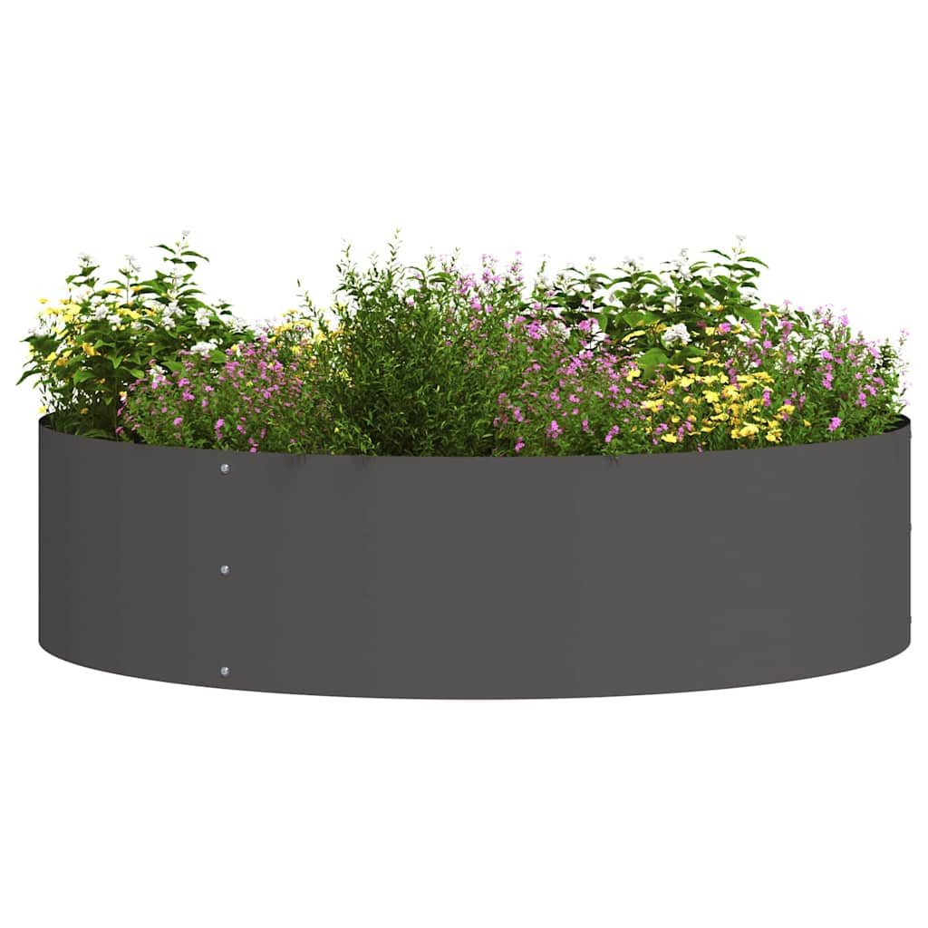 vidaXL Blumentopf Garten-Pflanzgefäß 5 pcs Schwarz günstig online kaufen