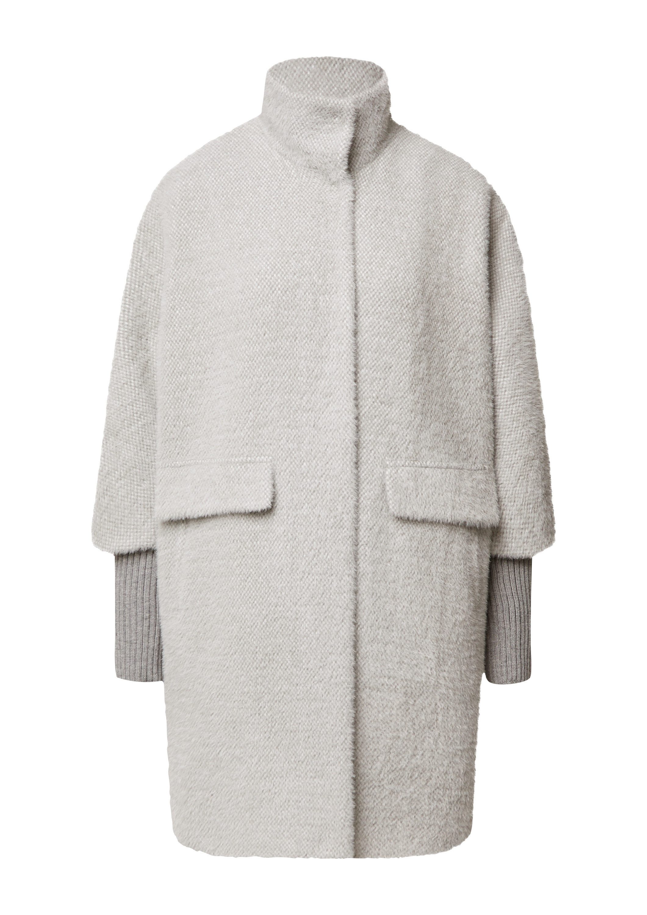 comma Funktionsmantel Outdoor-Mantel Langfloriger weicher Mantel im Cape-St günstig online kaufen