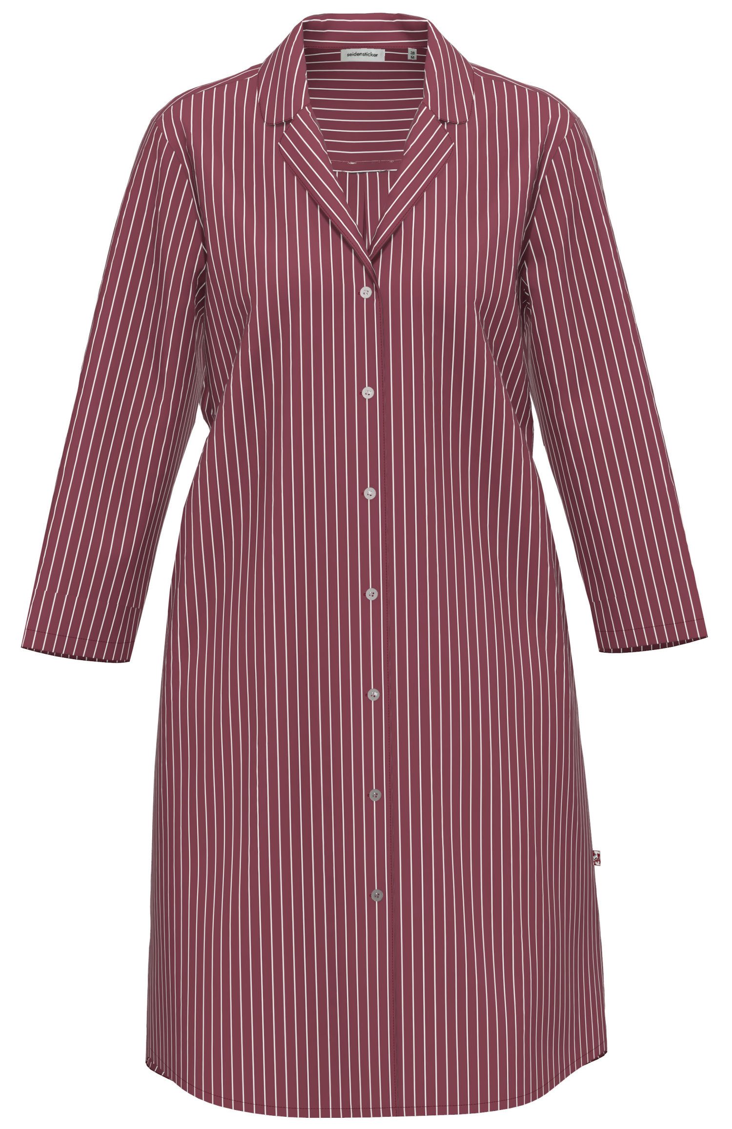 seidensticker Nachthemd Damen Schlafshirt geknöpft (1-tlg) Baumwolle