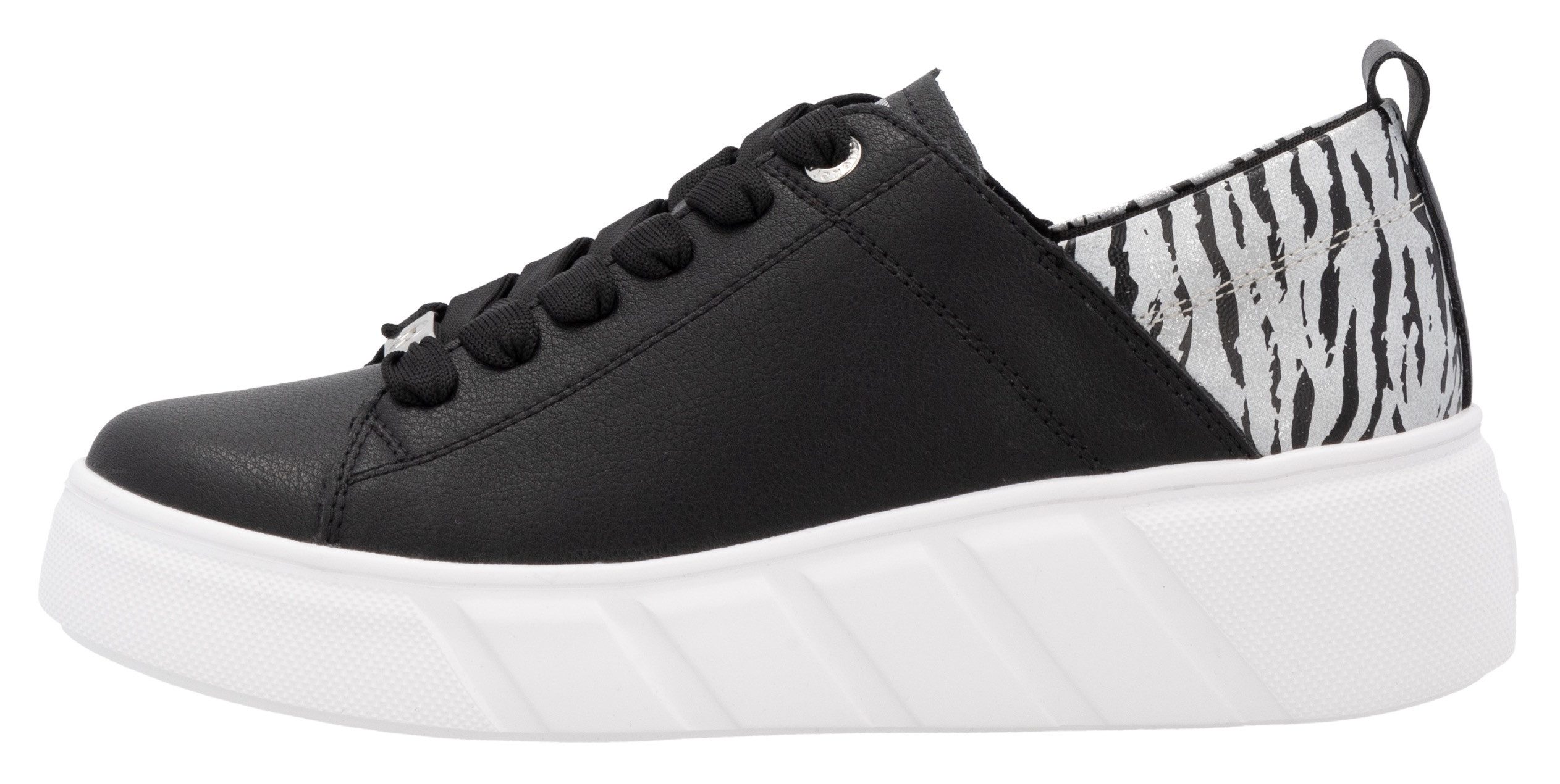 Rieker Sport Plateausneaker, Schnürschuh, Halbschuh, Freizeitsneaker mit Soft-Einlage