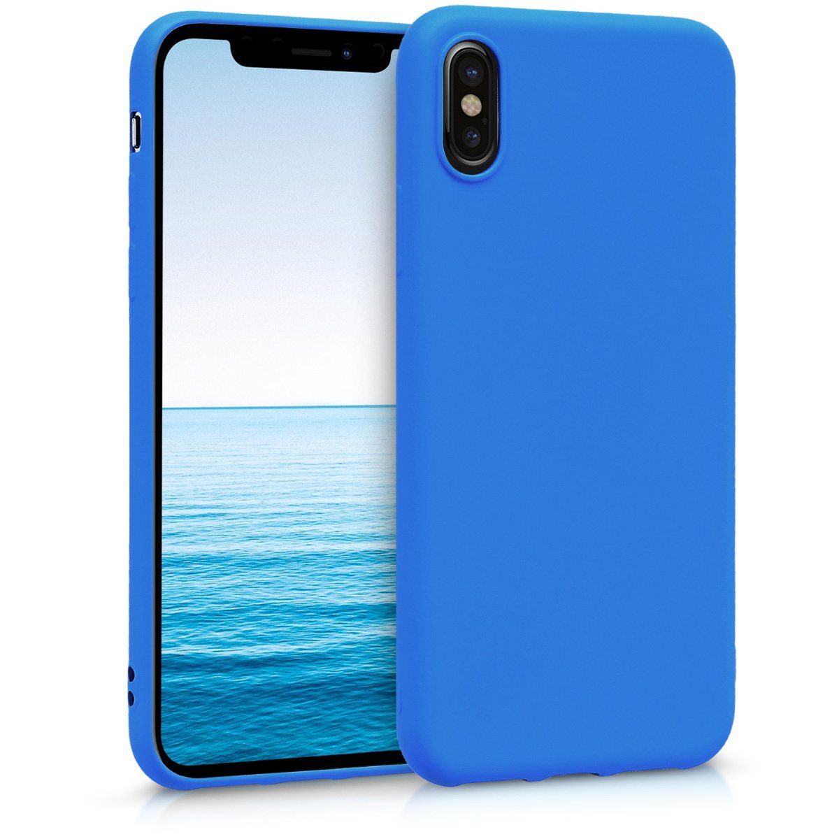 kwmobile Handyhülle Hülle für Apple iPhone X, Hülle Silikon - Soft Handyhülle - Handy Case Cover
