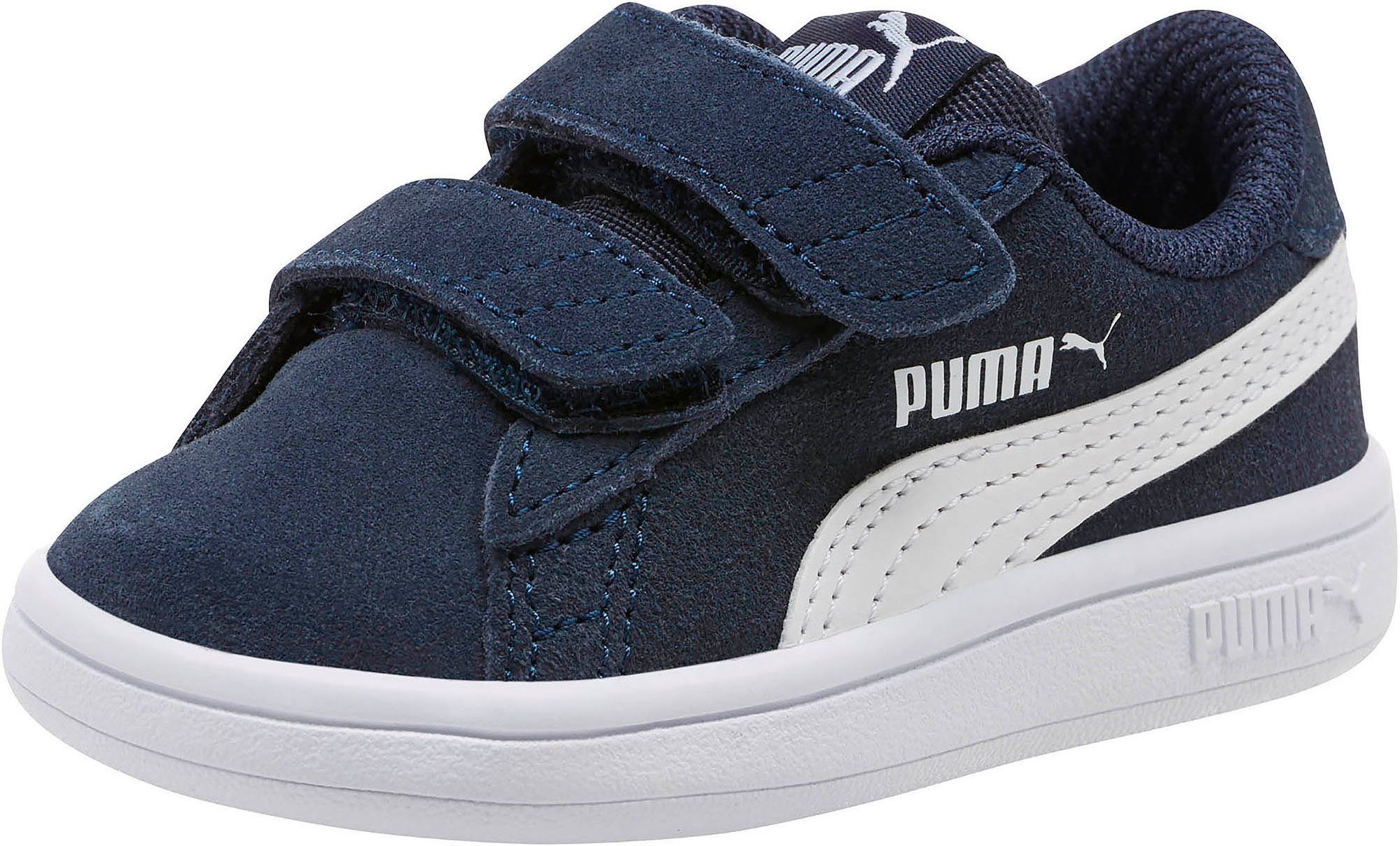 PUMA PUMA SMASH V2 SD INF Sneaker mit dunkelblau V Klettverschluss