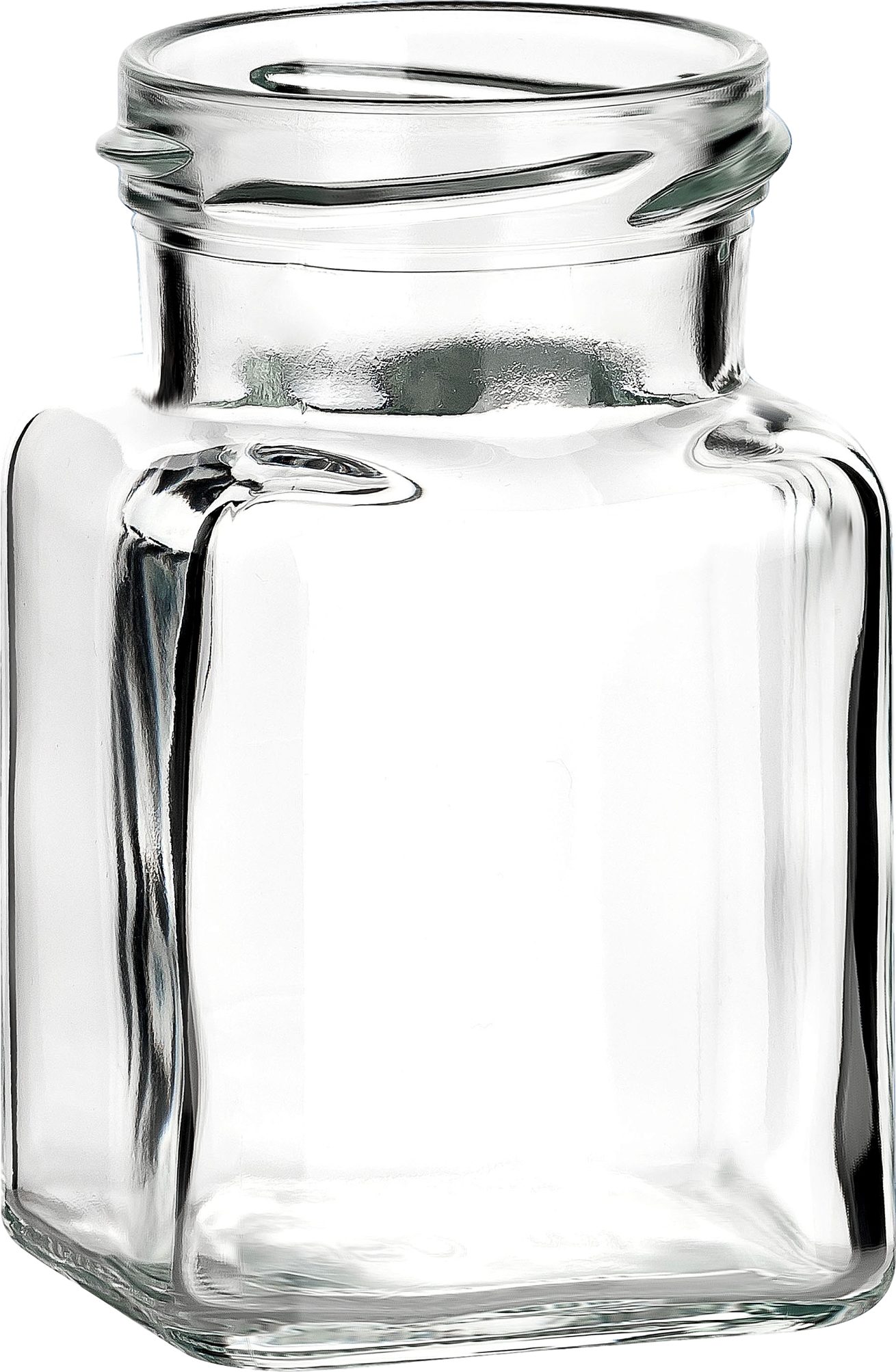 eckig - 150 ml mit gouveo Vorratsglas Einmachgläser Kleine Schwarz Vorratsgläser, (12-tlg), Schraub-Deckel