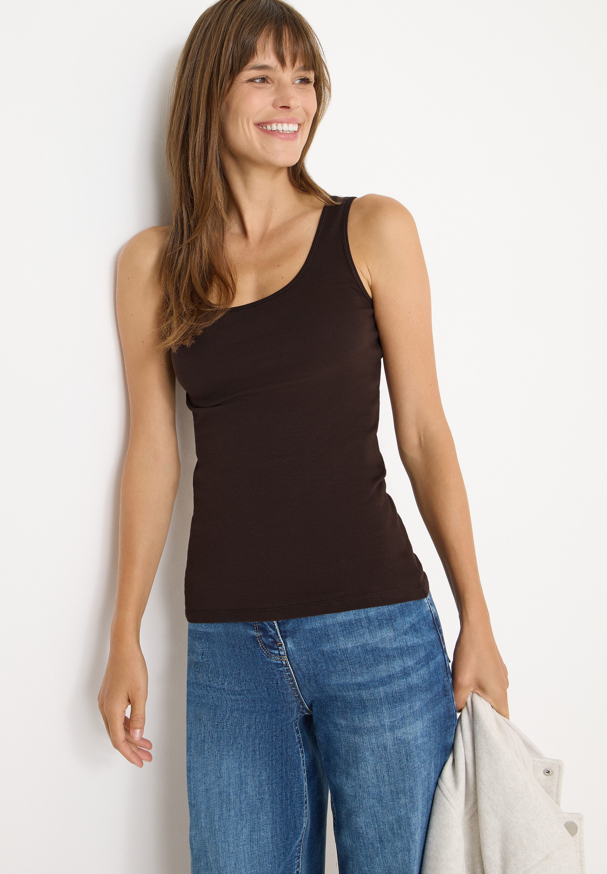 CECIL Shirttop Style Linda in Unifarbe