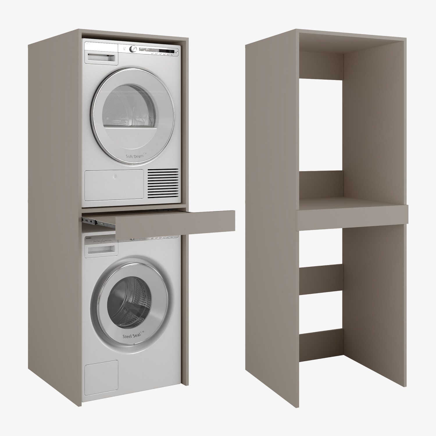 Platan Room Waschmaschinenumbauschrank Waschmaschinenschrank für Waschmasch günstig online kaufen