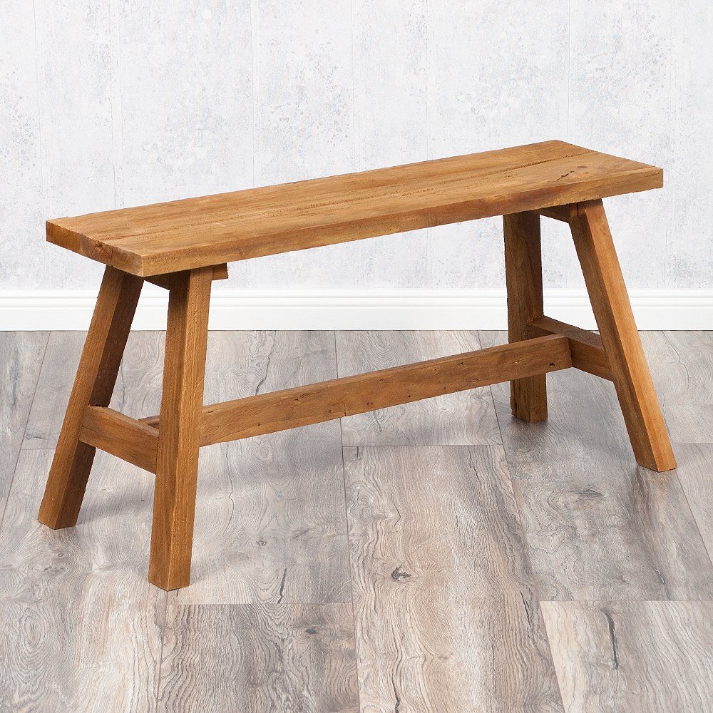 LebensWohnArt Sitzbank Teak Sitzbank GEMI ca. 120cm Natural. € 199,90