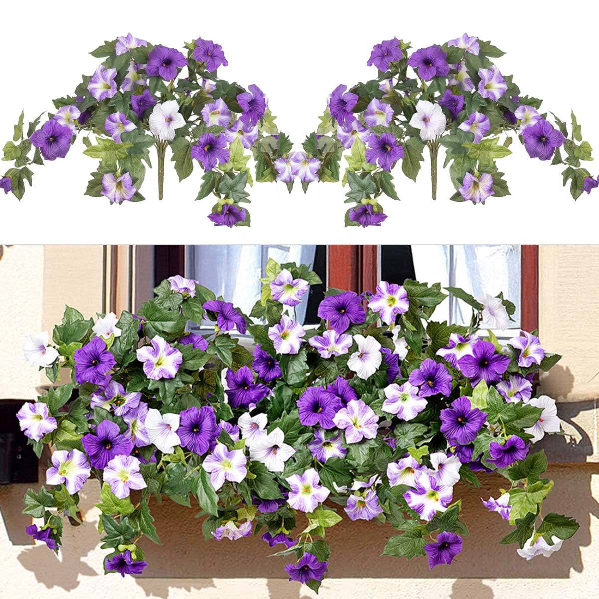 Kunstblumenstrauß Künstliche Kunstblumen Petunien für den günstig online kaufen