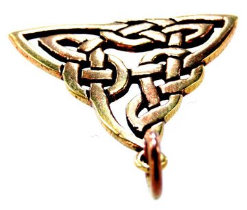 Kiss of Leather Kettenanhänger Keltenknoten Anhänger Kette keltischer Knoten Kelten Bronze