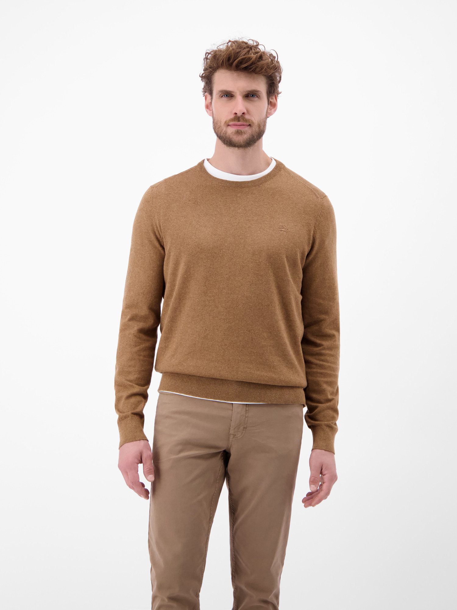 LERROS Strickpullover LERROS Herren Basic Strickpullover günstig online kaufen