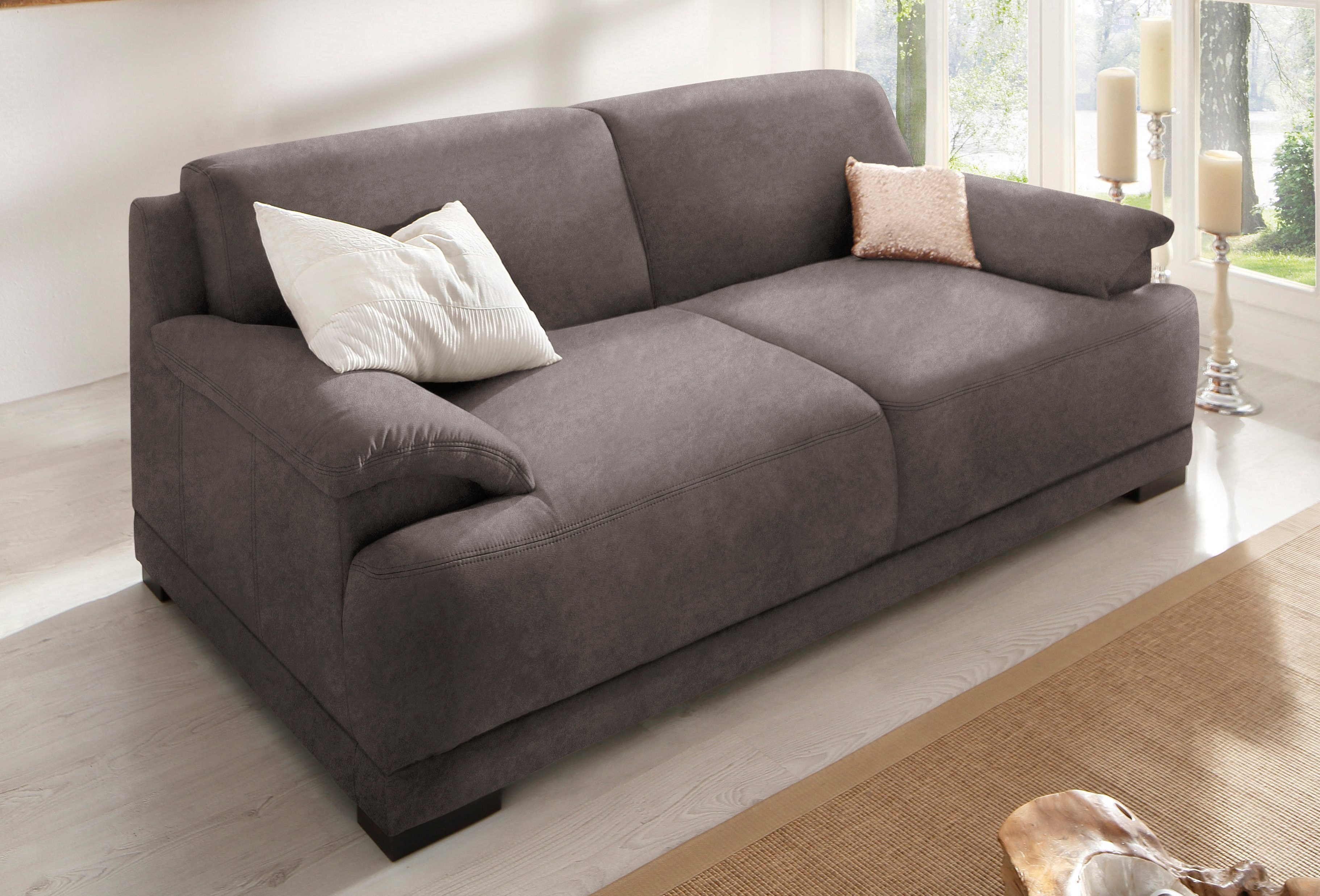 Home affaire 3-Sitzer Telos mit Boxspring-Federung für hohen Sitzkomfort, mit Boxspring-Federung