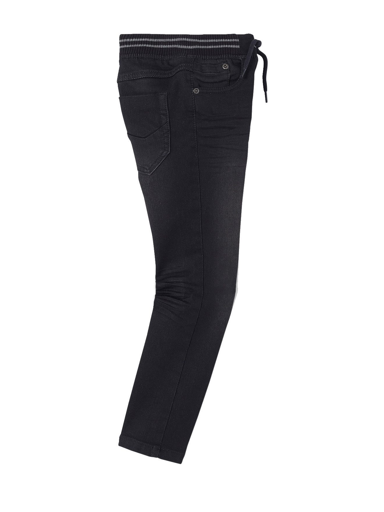 vertbaudet Bequeme Jeans Jungen Sweathose, Denim-Optik