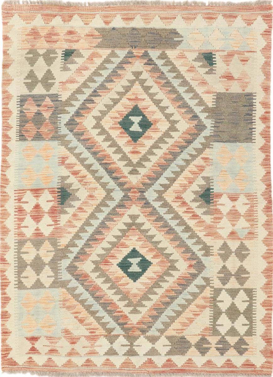 Orientteppich Kelim Afghan Heritage 108x147 Handgewebter Moderner Orientteppich, Nain Trading, rechteckig, Höhe: 3 mm