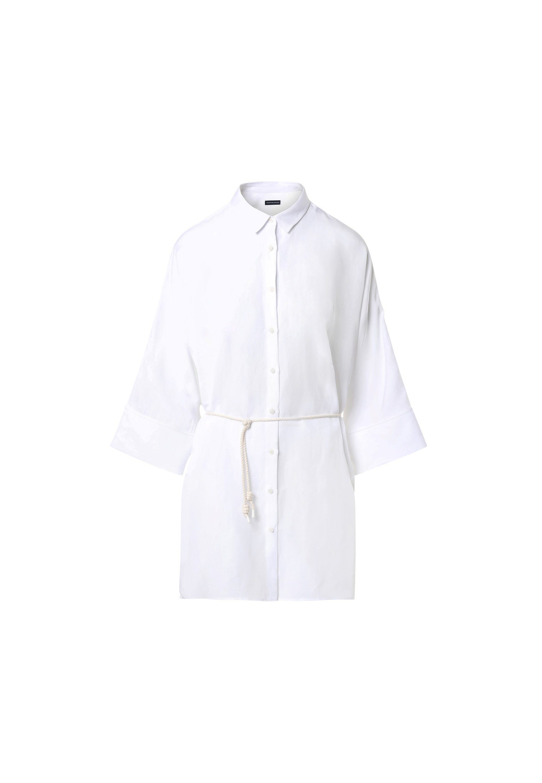 klassischem White North Shirtkleid Sails Design mit Kimono-Hemdblusenkleid