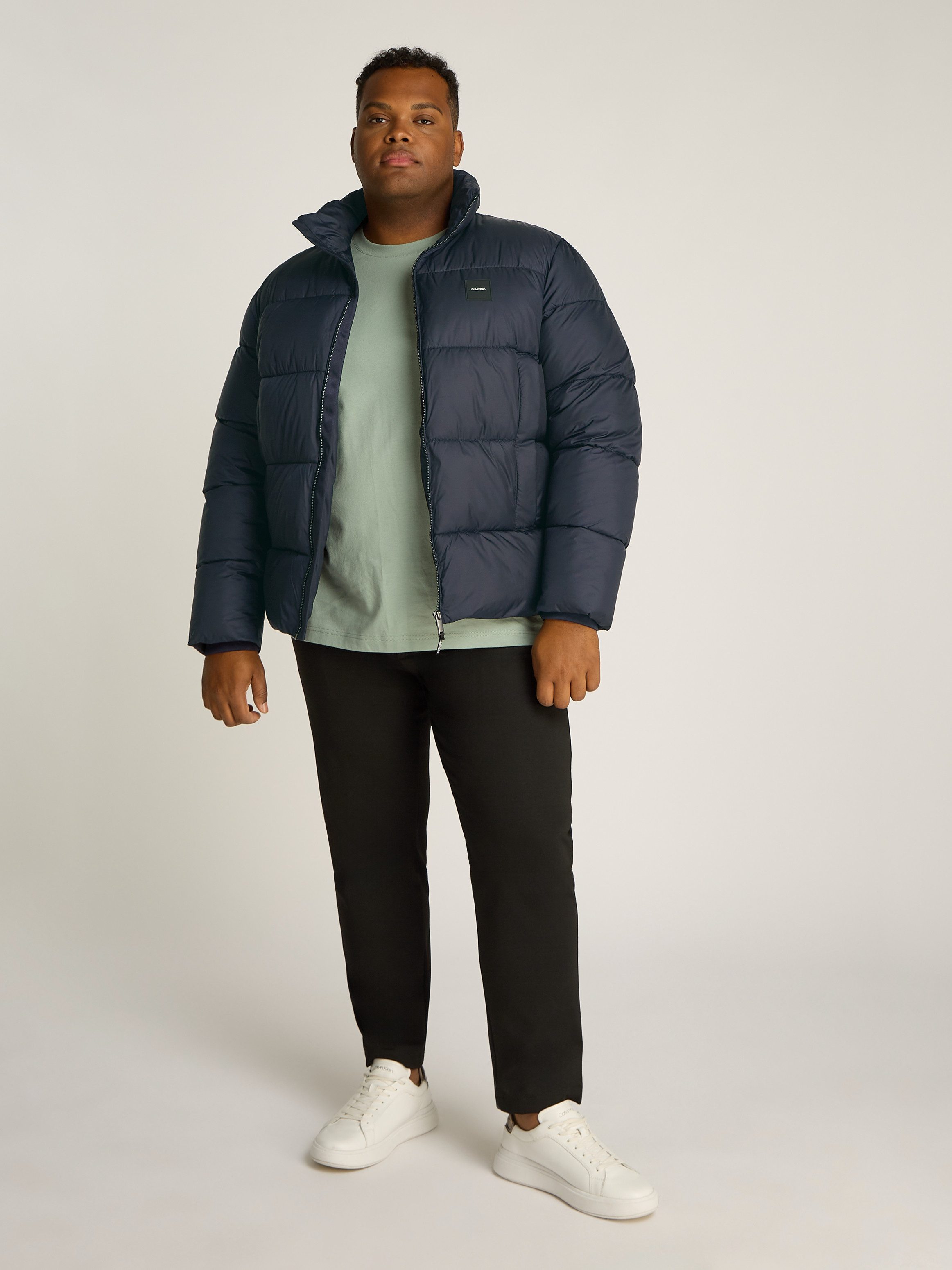 Calvin Klein Big&Tall Steppjacke BT_QUILT PUFFER MW in Großen Größen mit Logopatch