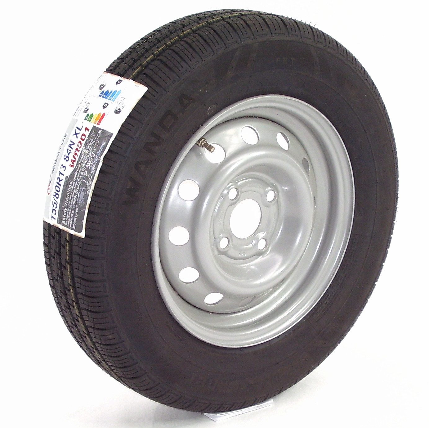 Apex Anhänger Komplettrad Anhängerrad 155/80R13 84N 100x4 Anhänger Reifen TB129, 1-tlg.