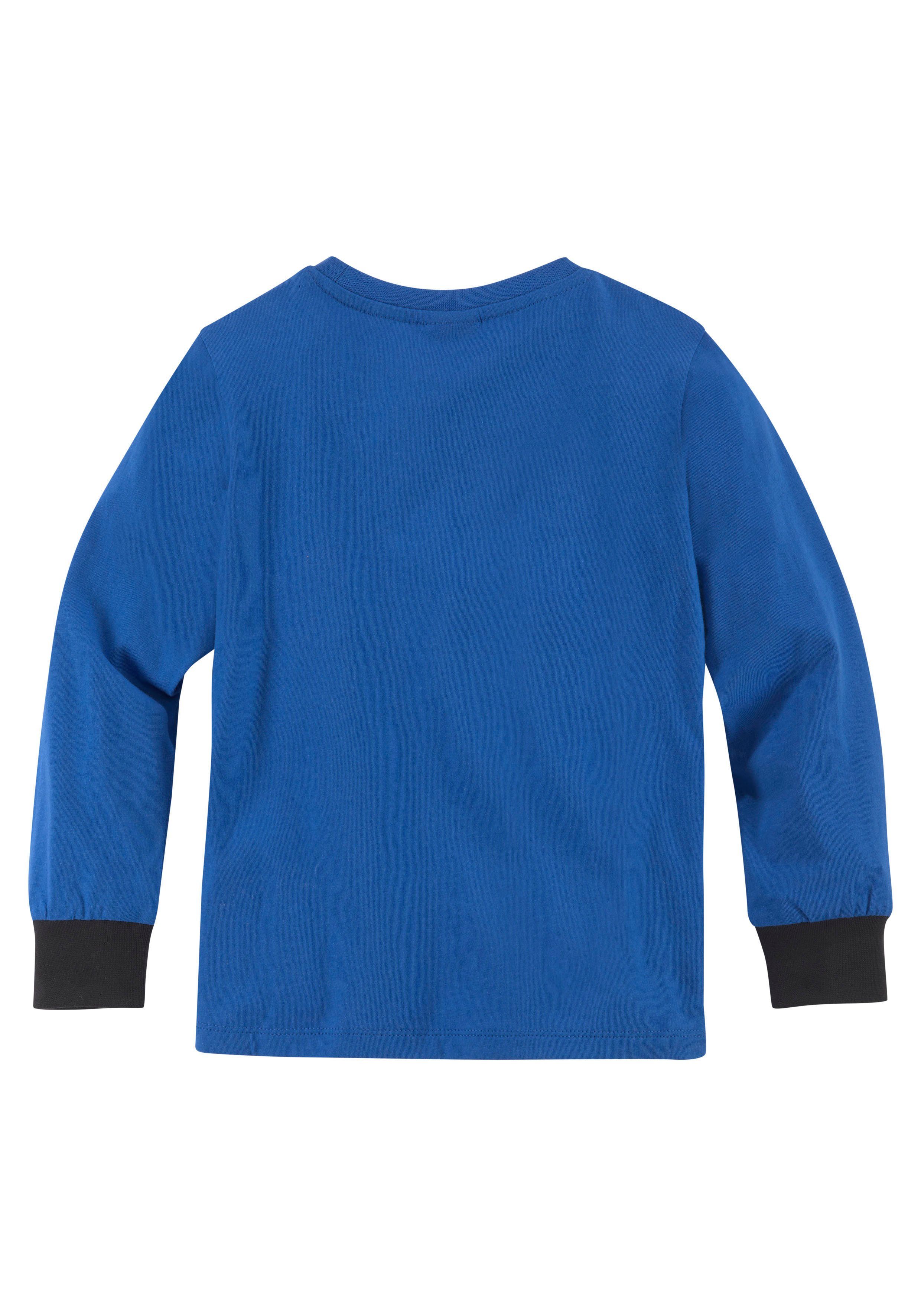 KIDSWORLD Langarmshirt POLIZEI Langarm, Basic-Passform, bedruckt, Rundhalsausschnitt