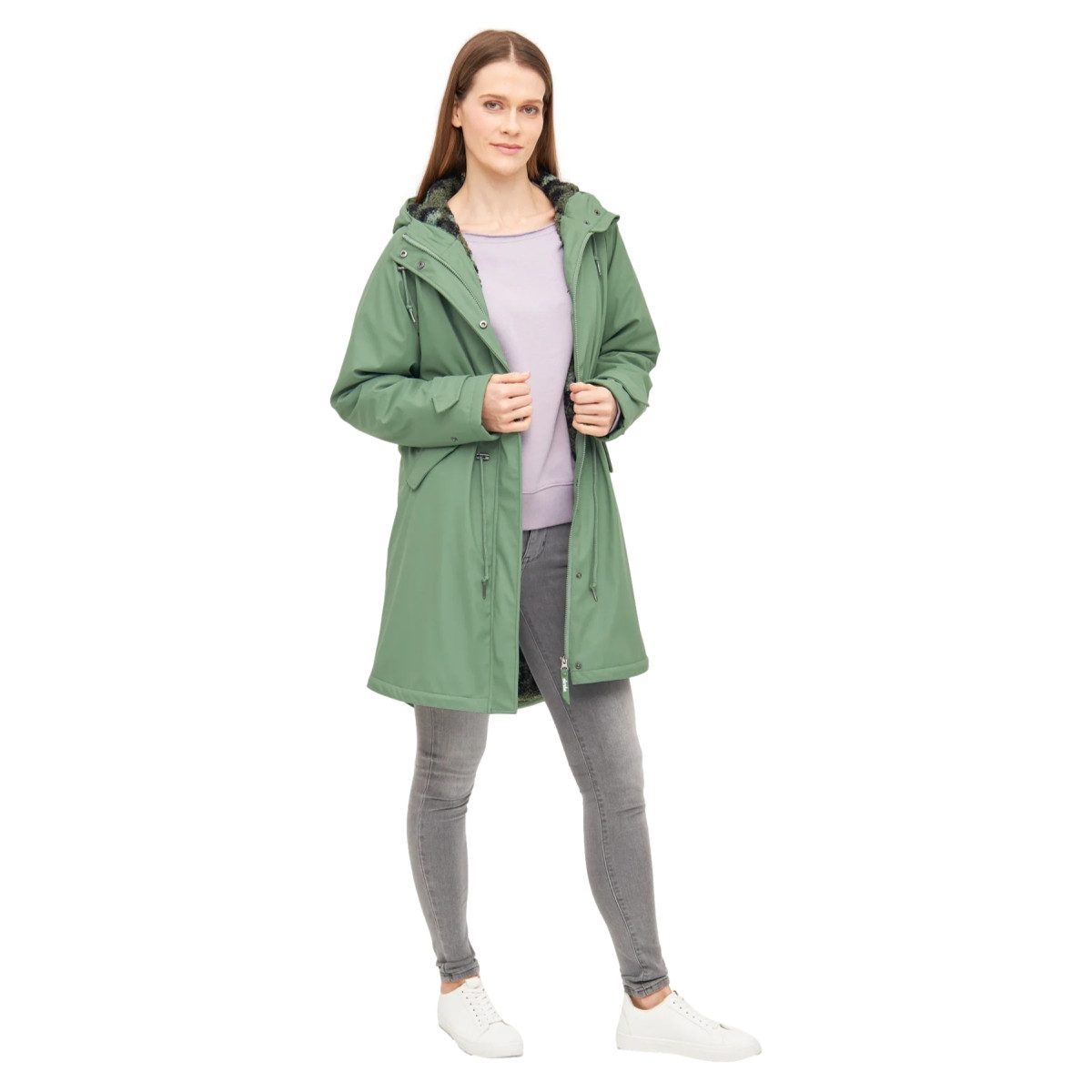 Derbe Winterjacke Derbe Friese Tidaholm Leo - Damen Parka – Bild 4 von 5