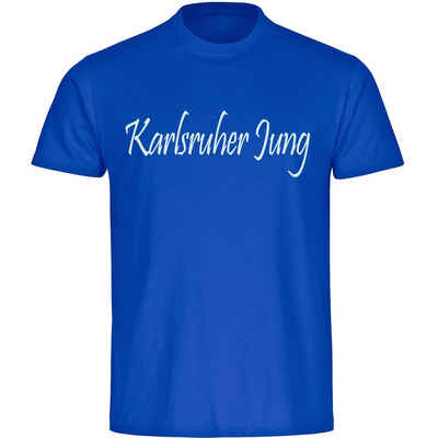 multifanshop T-Shirt Kinder Karlsruhe - Karlsruher Jung - Boy Girl