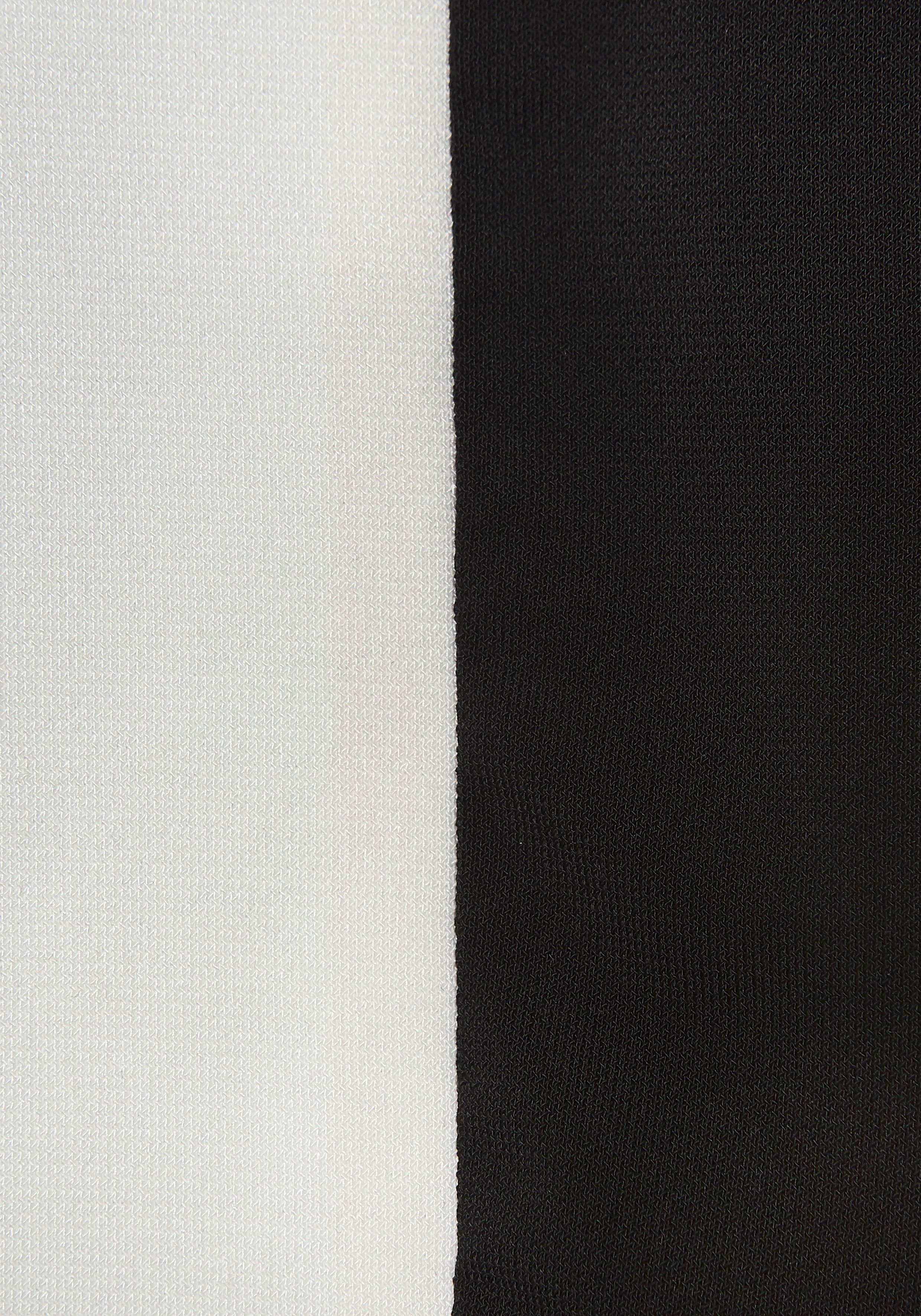 Vivance Kurzarmshirt mit sportlichen Kontraststreifen