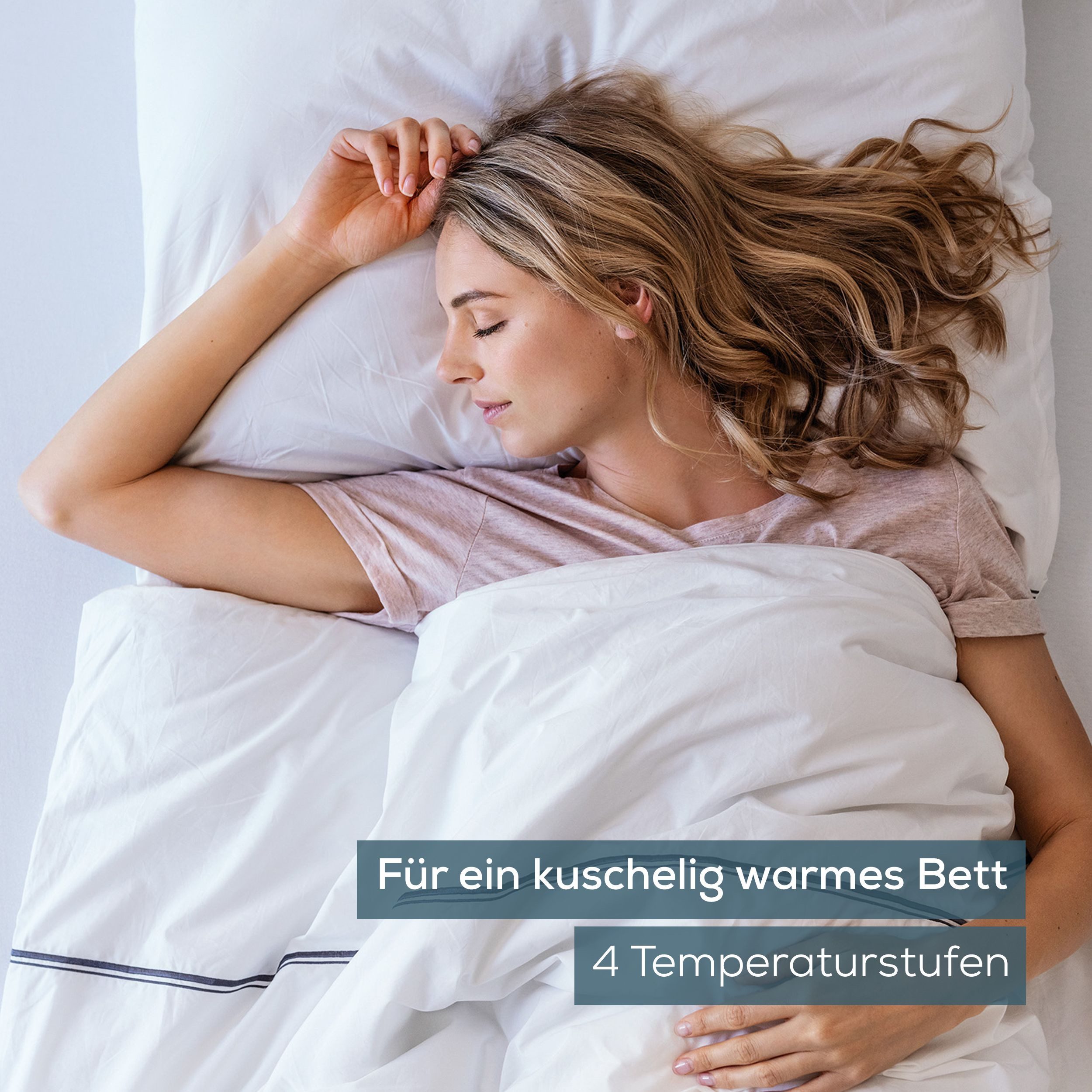 BEURER Wärmeunterbett UB 60 für ein kuschelig warmes Bett, 150 x 80 cm, Mit 4 Temperaturstufen, maschinenwaschbar bei 40°C
