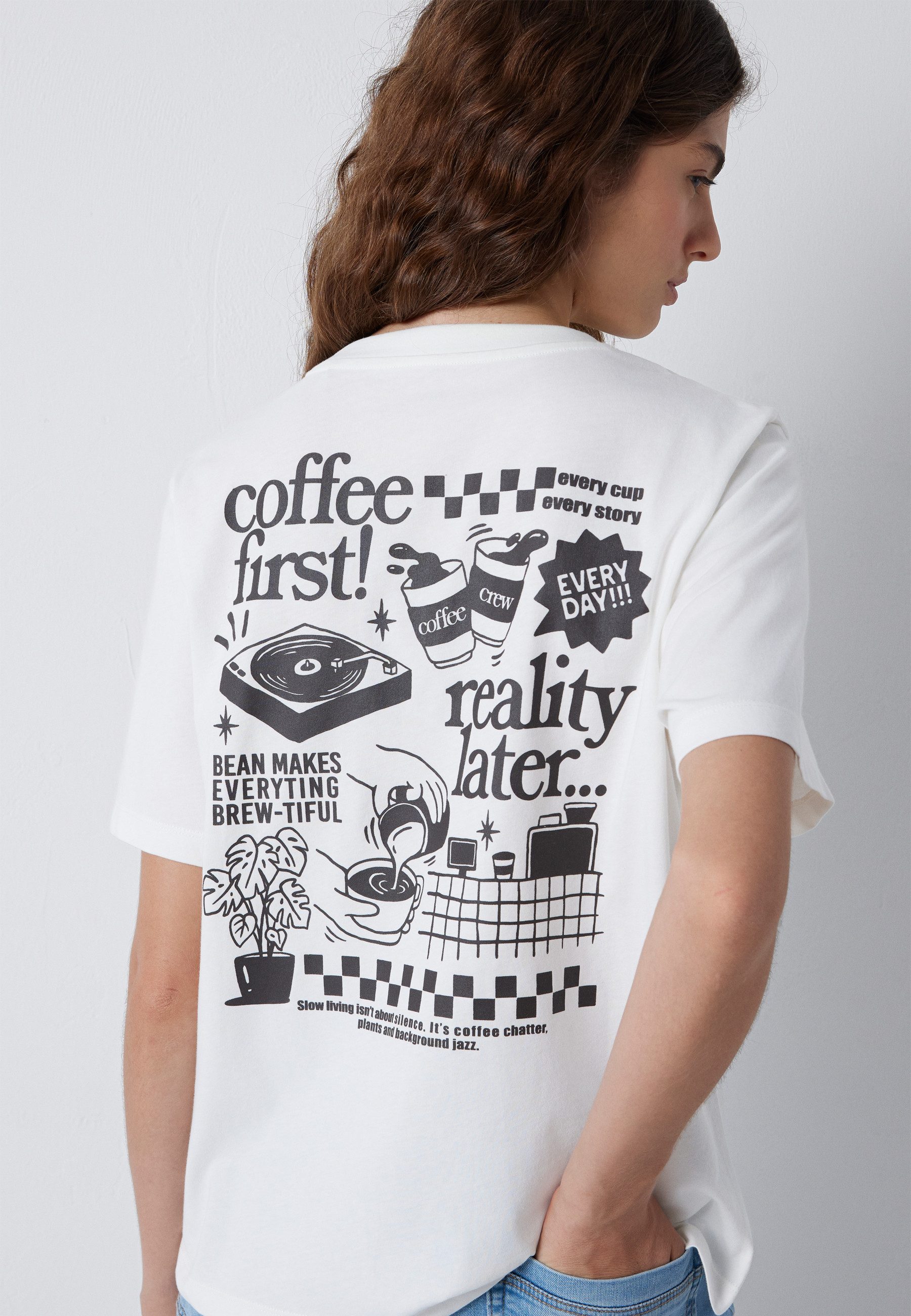 Mavi T-Shirt SLOGAN PRINTED TSHIRT T-Shirt mit Backprint