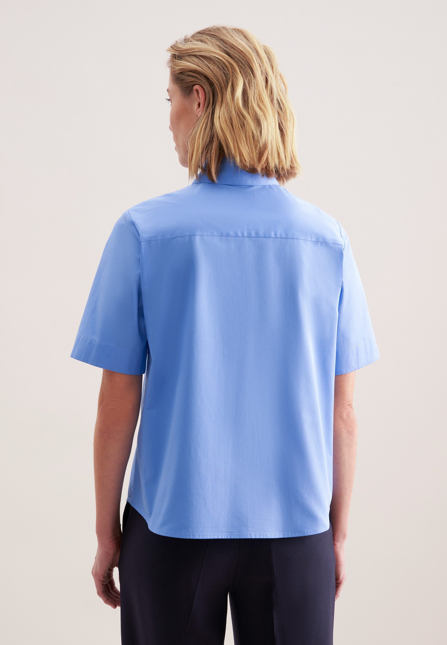 seidensticker Hemdbluse 1/2 Kragen Uni