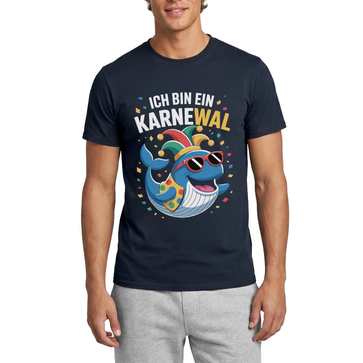 T-Shirt Ich Bin Ein Karnewal Kostüm Fasching Männer T-Shirt