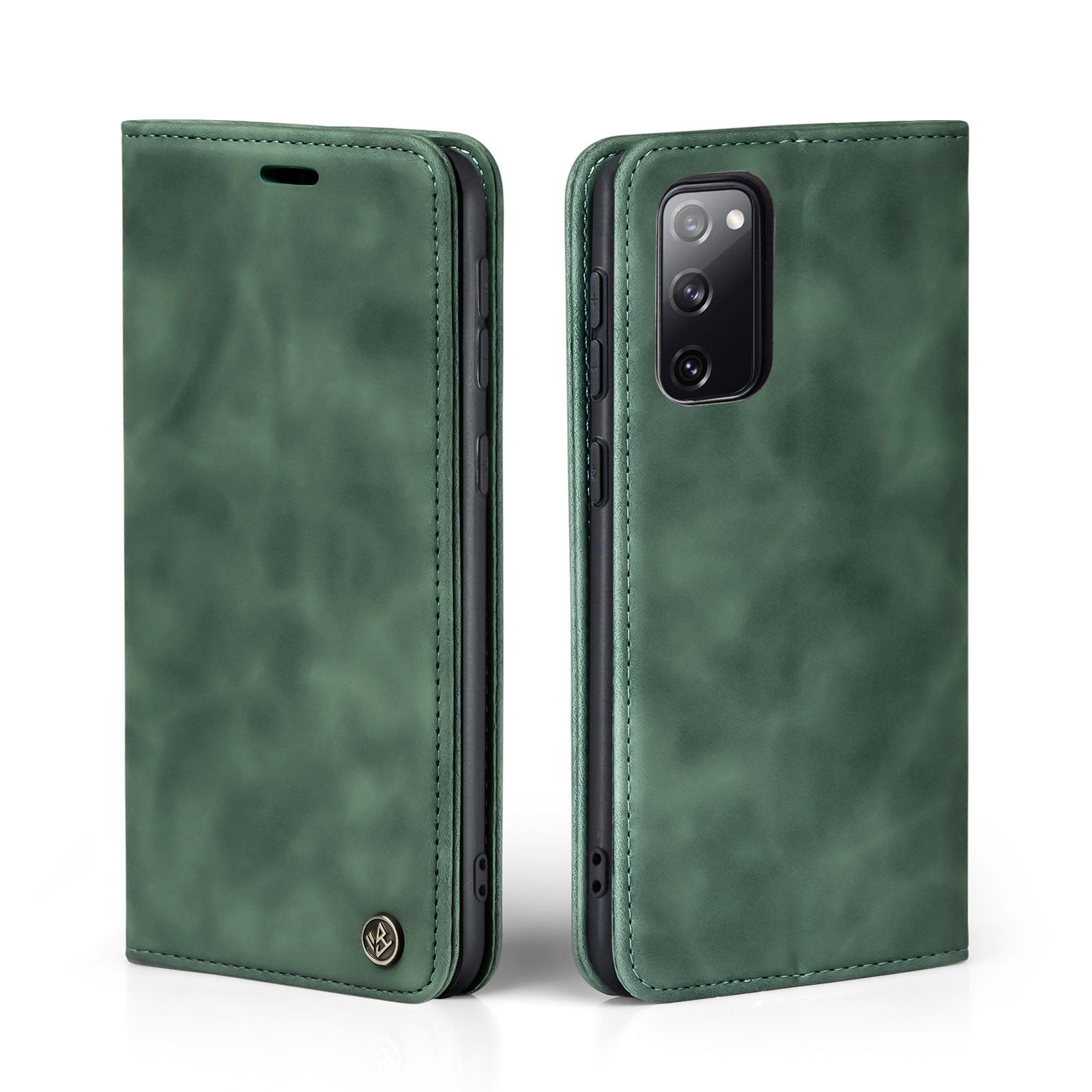 Tec-Expert Handyhülle Tasche Hülle für Samsung Galaxy S20 FE 4G/5G 6.5 Zoll, 6.5, Cover Klapphülle Case mit Kartenfach Fliphülle aufstellbar