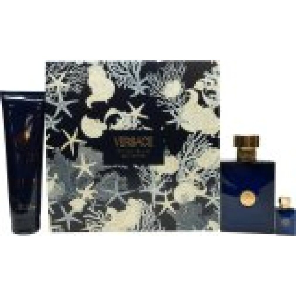 Versace Eau de Toilette Pour Homme Dylan Blue Gift Set 100ml EDT + 150ml Shower Gel + 5ml EDT