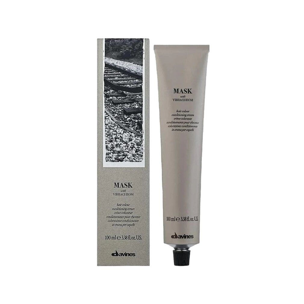Davines Haarpflege-Set, Maske mit Vibrachrom, permanente Haarfarbe, 7, 100 ml