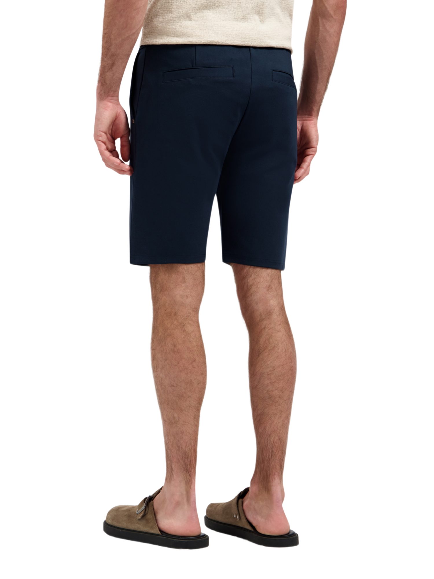 NO EXCESS Bermudas SN blau,Casual,Viskose,Unifarben,Regular Fit,Mittel