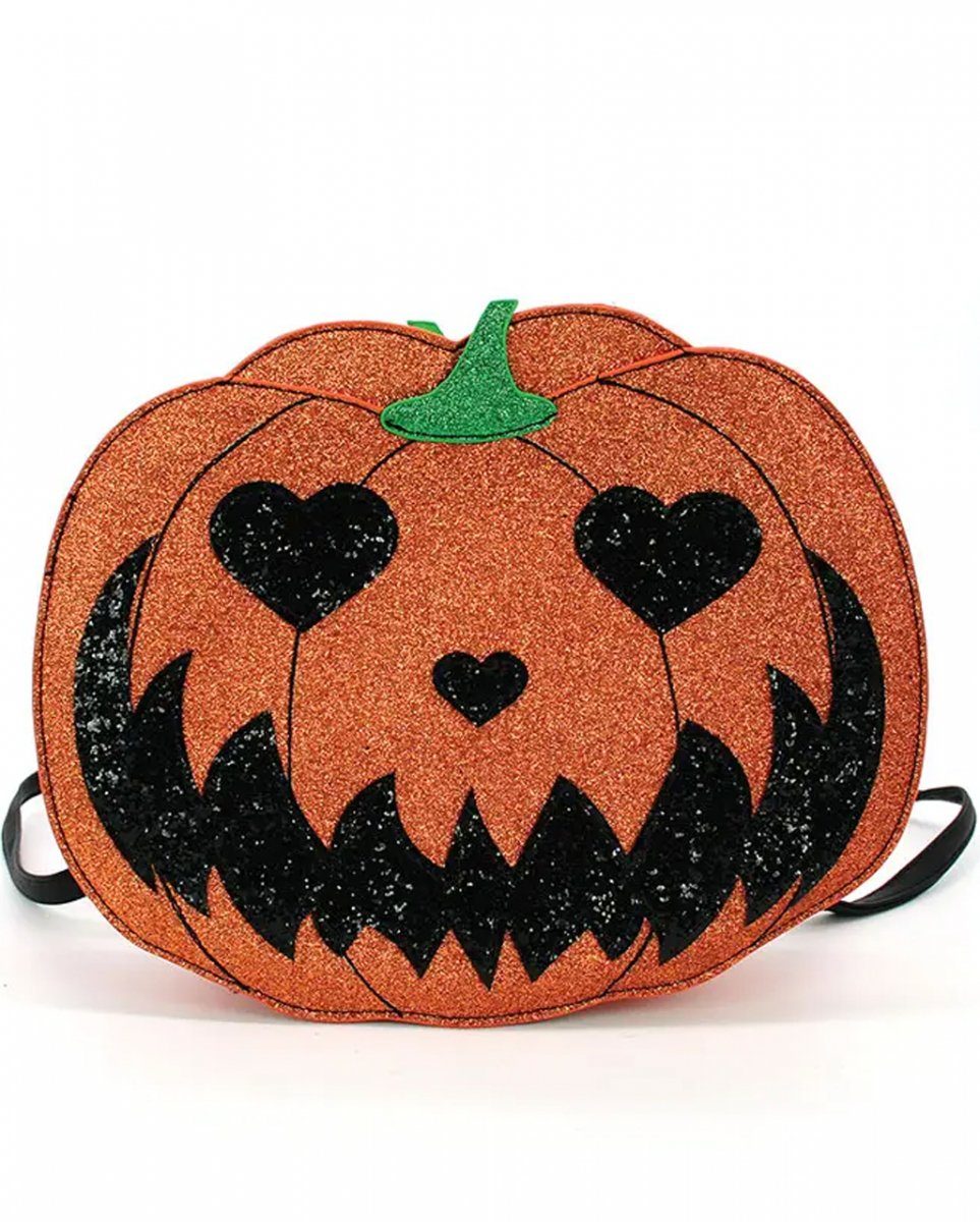 Halloween Horror-Shop Rucksa Dekofigur O'Lantern Kürbis Glitzernder Jack