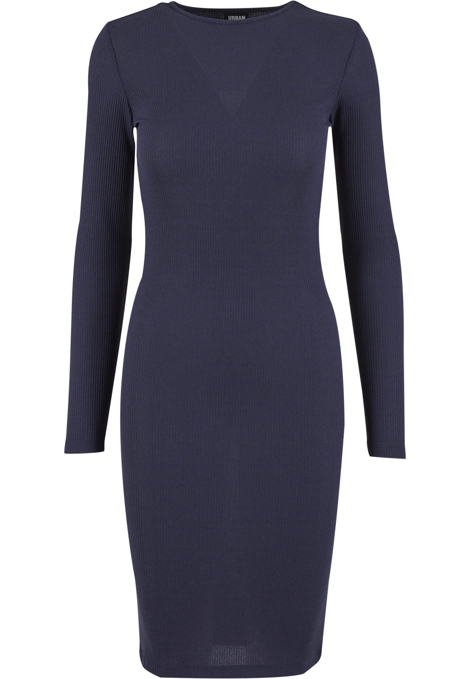 URBAN CLASSICS Shirtkleid Urban Classics Damen Ladies Rib Dress (1-tlg) günstig online kaufen