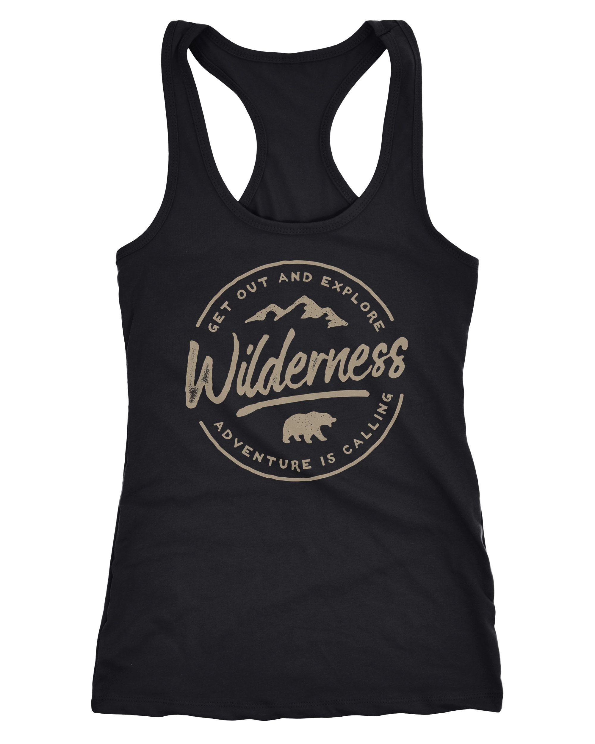 Neverless Tanktop Damen Tank-Top Adventure Logo günstig online kaufen