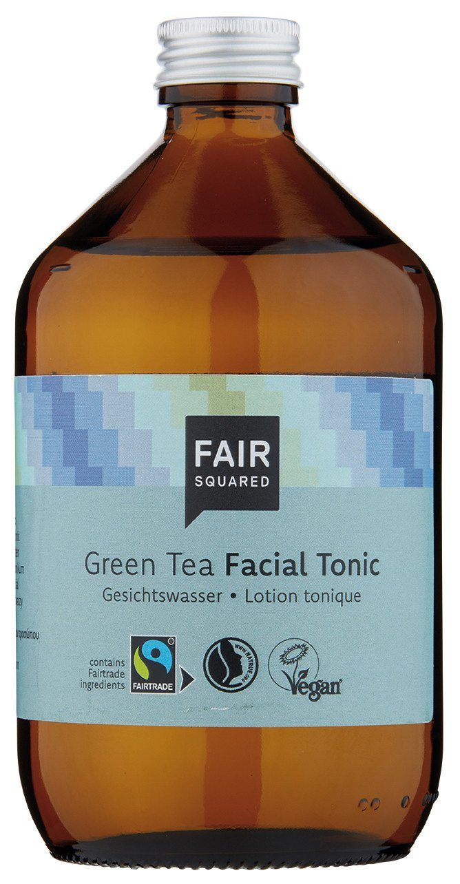 Fair Squared Gesichtswasser FAIR SQUARED Gesichtstonikum mit Grünem Tee Extrakt, 1-tlg., Neutralisiert den Schutzmantel der Haut