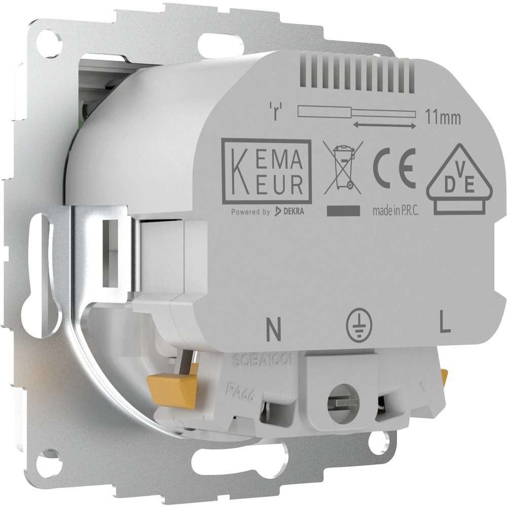 2USB Steckdose 2USB 2U-449528 Schutzkontakt-Steckdose mit USB-Ladeausgang, erhöhter