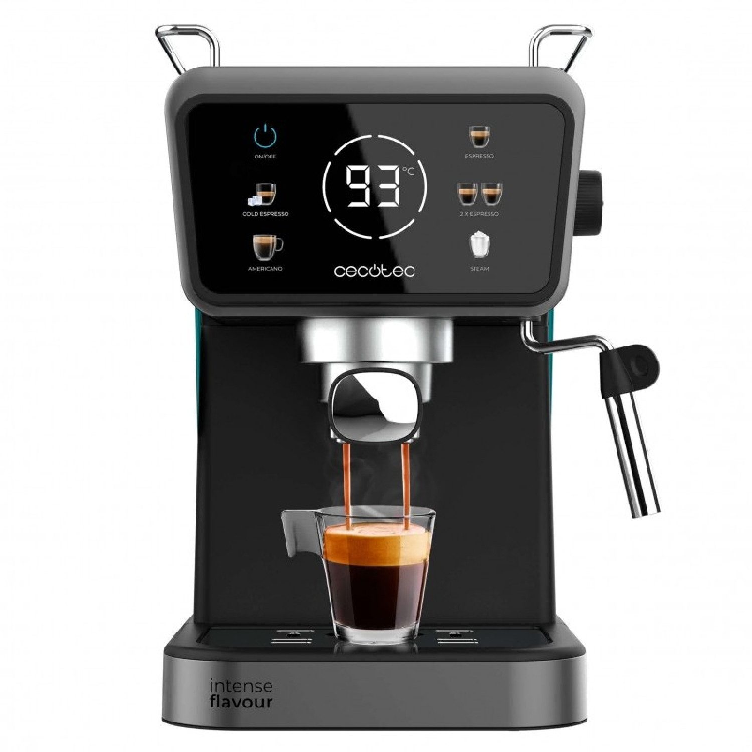 Cecotec Espressomaschine, 1.5l Kaffeekanne, Power Espresso Touch ColdBrew