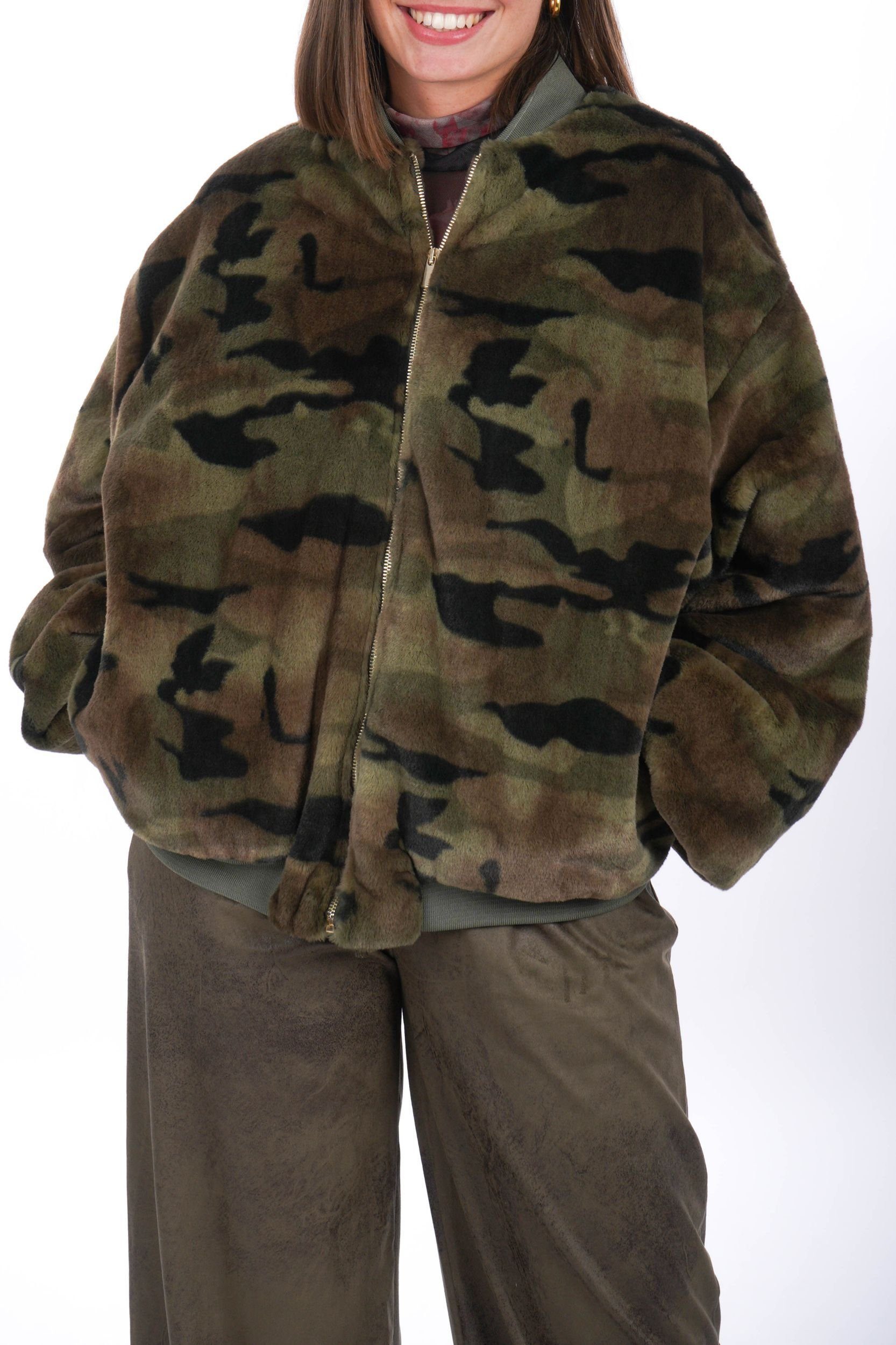 La Strada Bomberjacke Camouflage