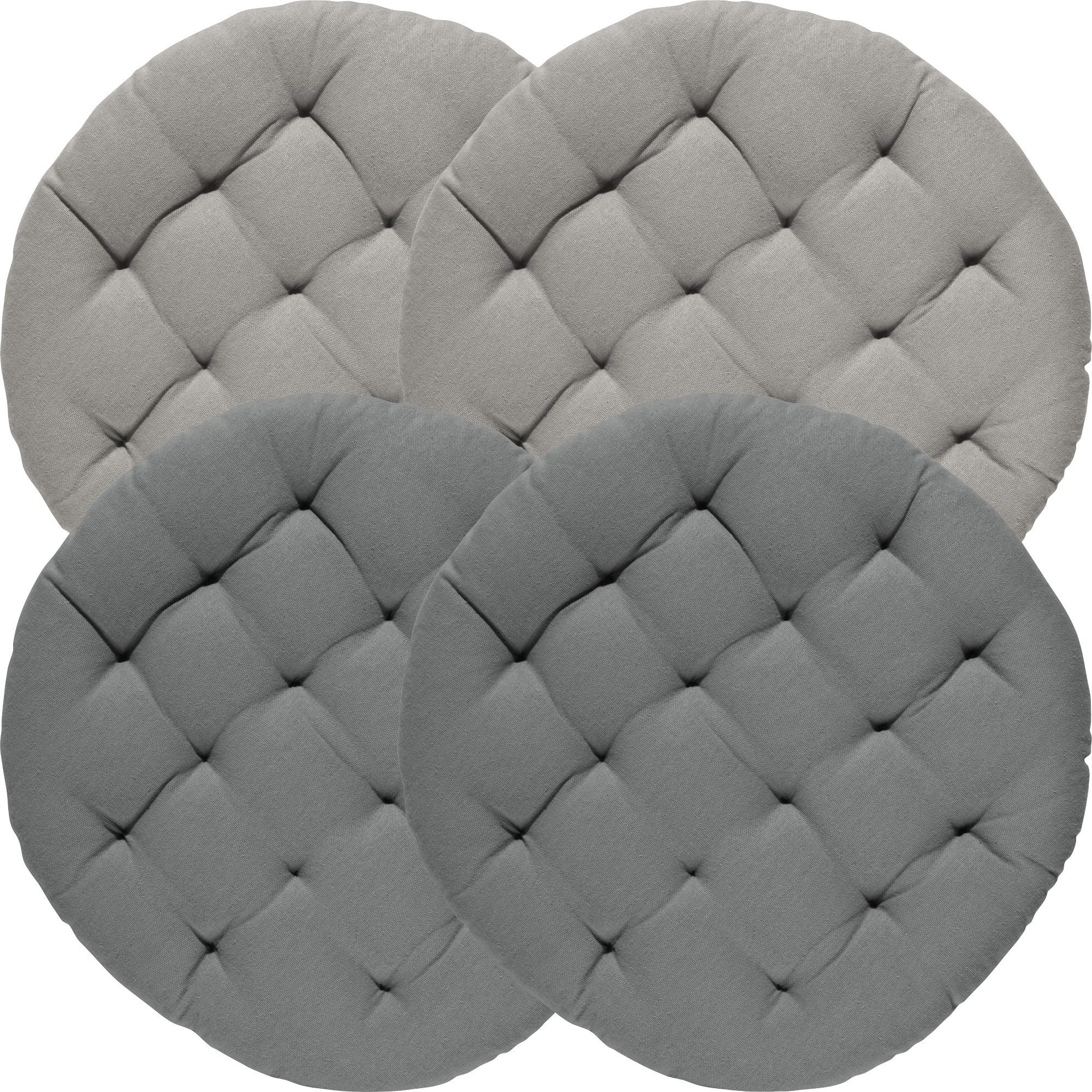 REDBEST Подушка для стула Подушка для стула "Tulsa" 4er-Pack, Uni