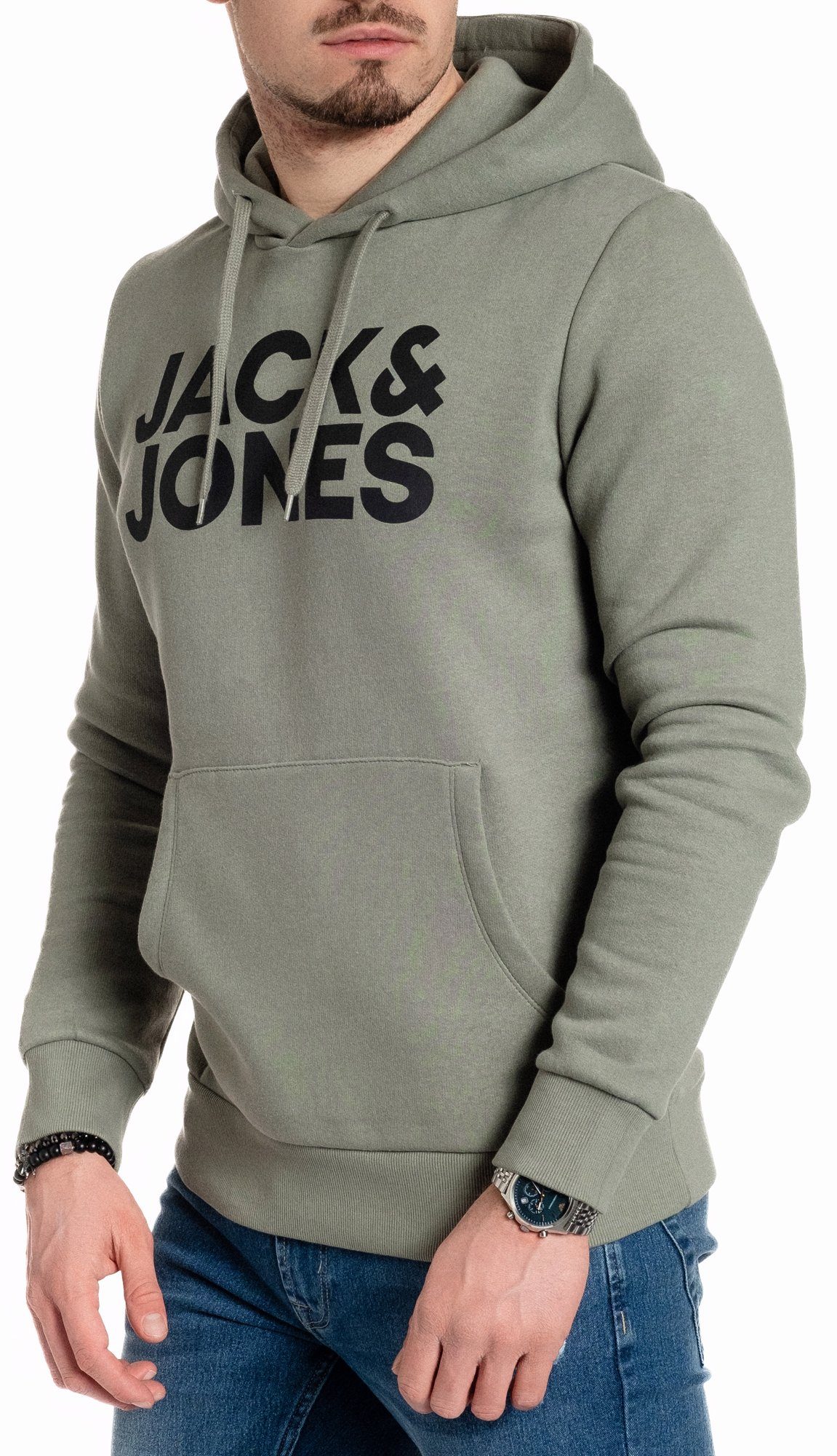 Jack & Jones Kapuzensweatshirt mit Kängurutasche – Bild 4 von 5