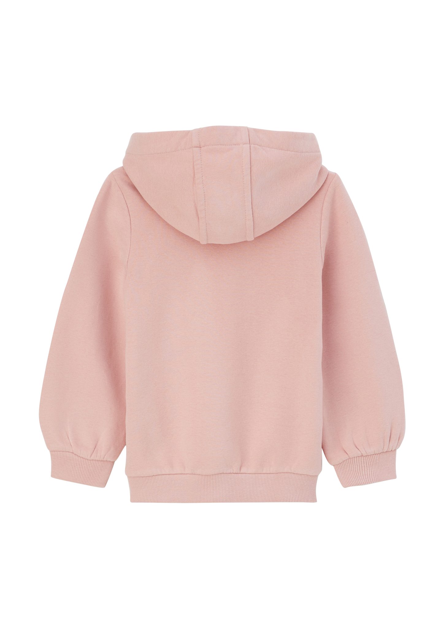 s.Oliver Sweatshirt Hoodie mit Glitzer rosa Frontprint