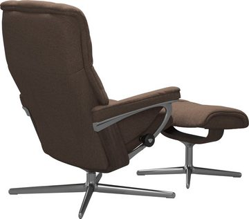 Stressless® Fußhocker Mayfair, mit Cross Base, Größe S, M & L, Holzakzent Wenge