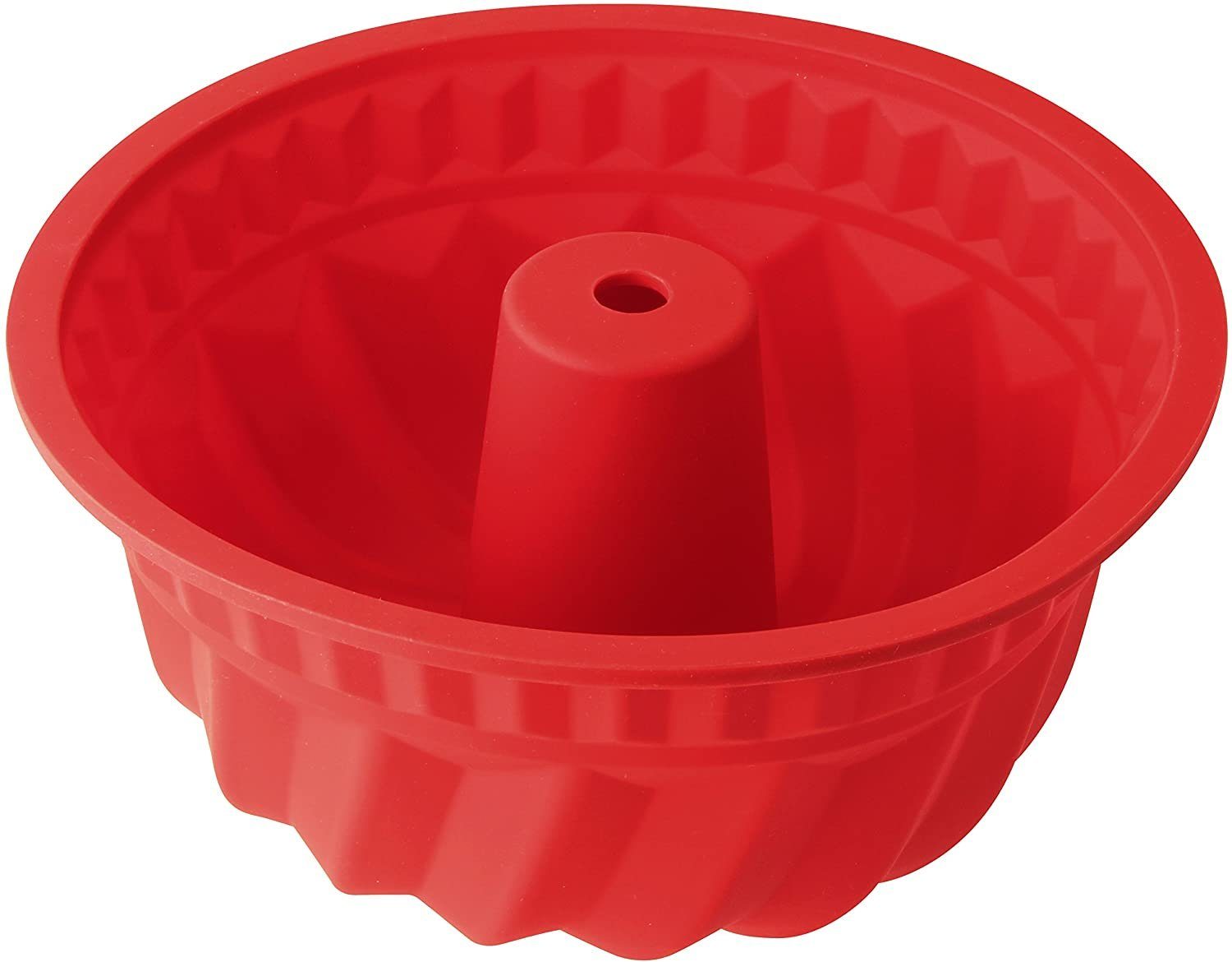 Dr. Oetker 22cm, Rot Ø Antihaft-Wirkung Gugelhupf Gugelhupfform Dr. Backform Oetker Silikon - Flexxibel (1-tlg), 1269